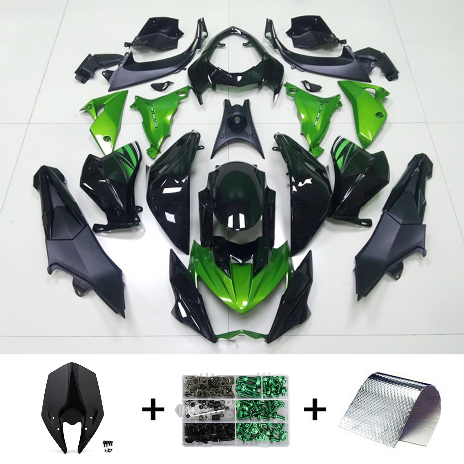 2013-2018 Kawasaki Z800 Injection Fairing Kit Bodywork Plastic ABS#118