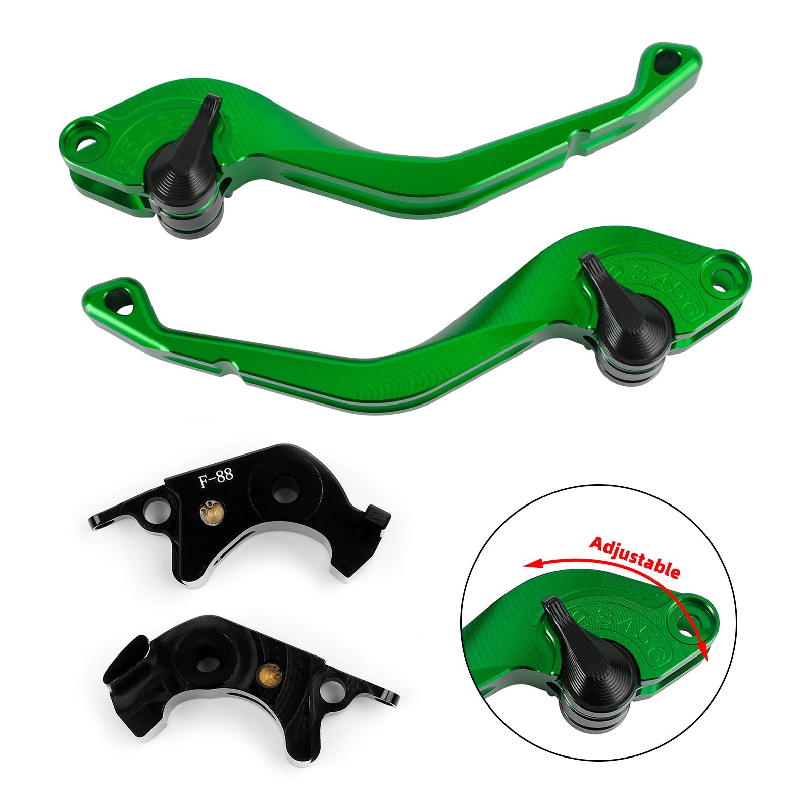 Kawasaki ZX1400 ZX14R ZZR1400 GTR1400 CNC Short Clutch Brake Lever