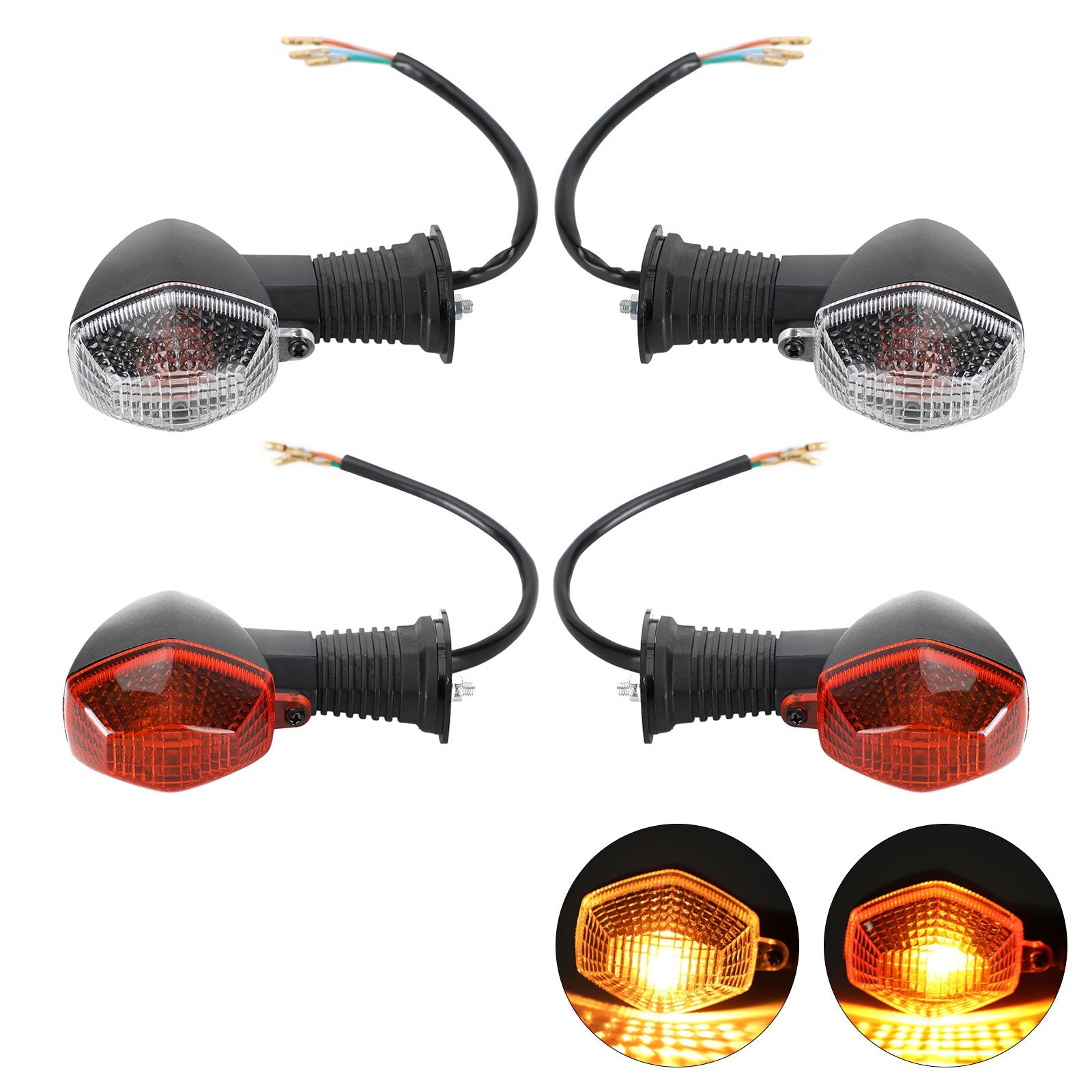 Turn Signal Blinker Indicator Lights for Suzuki SV 1000N 2003- 2007