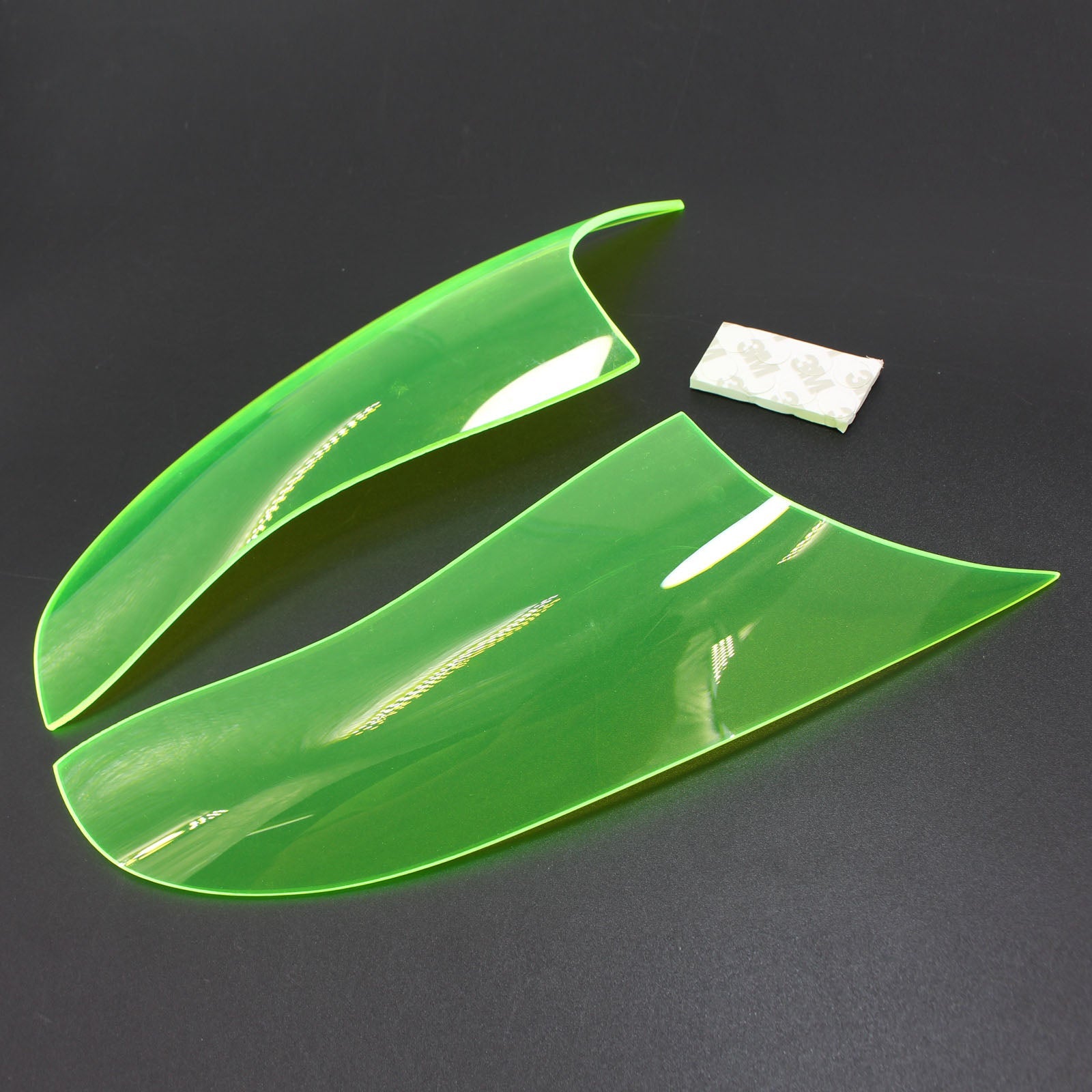 Couvercle de Protection de lentille de phare avant adapté à Kawasaki Zx-10R Zx 10R 16-18, fumée générique