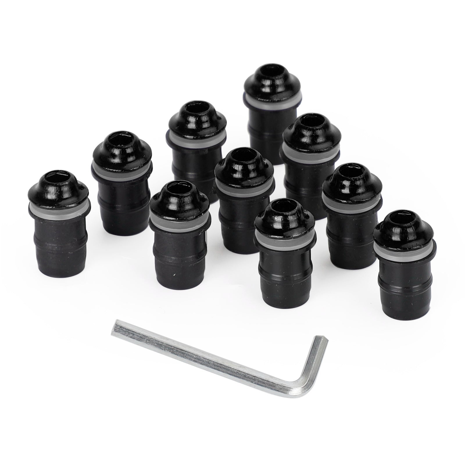 Motor Windscherm Schild Alu M5x16mm Schroefbout Sluitringen kit 10 Pack Generiek