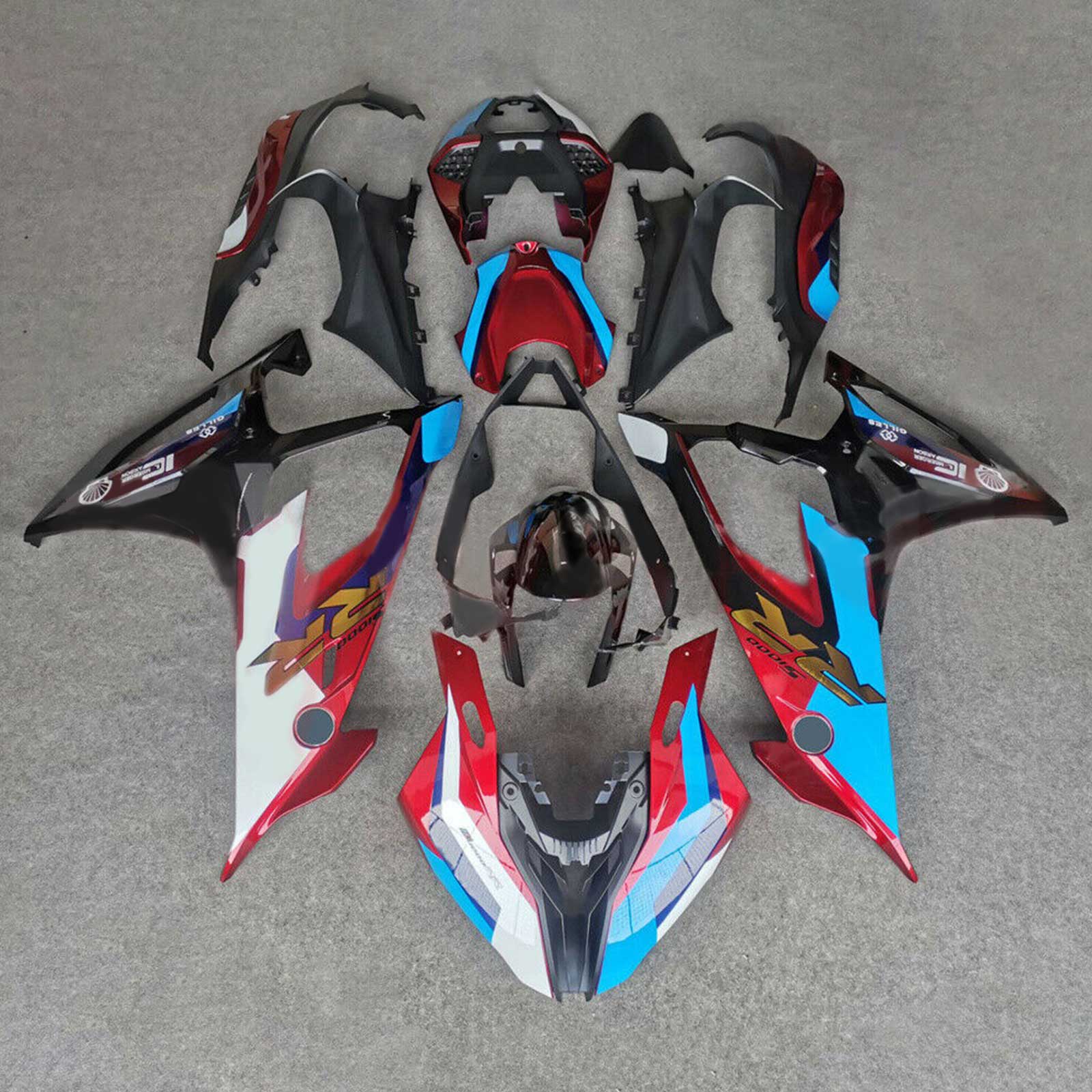 2017-2019 Kawasaki Ninja 650 ER-6F EX650 Fairing Kit Plastic 03# Generic