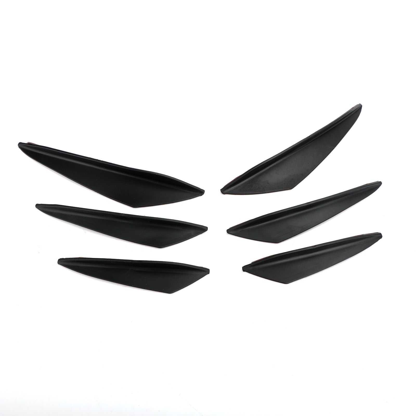 6pcs Universal Car/Auto Front Bumper Fins Spoiler Canards Refit Generic