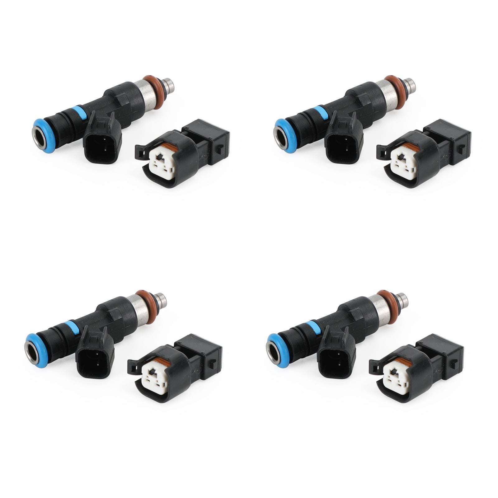 4PCS 650CC 62lb EV14 fuel injectors Fit Audi A4 TT VW Golf Jetta KSM 1.8T turbo Generic