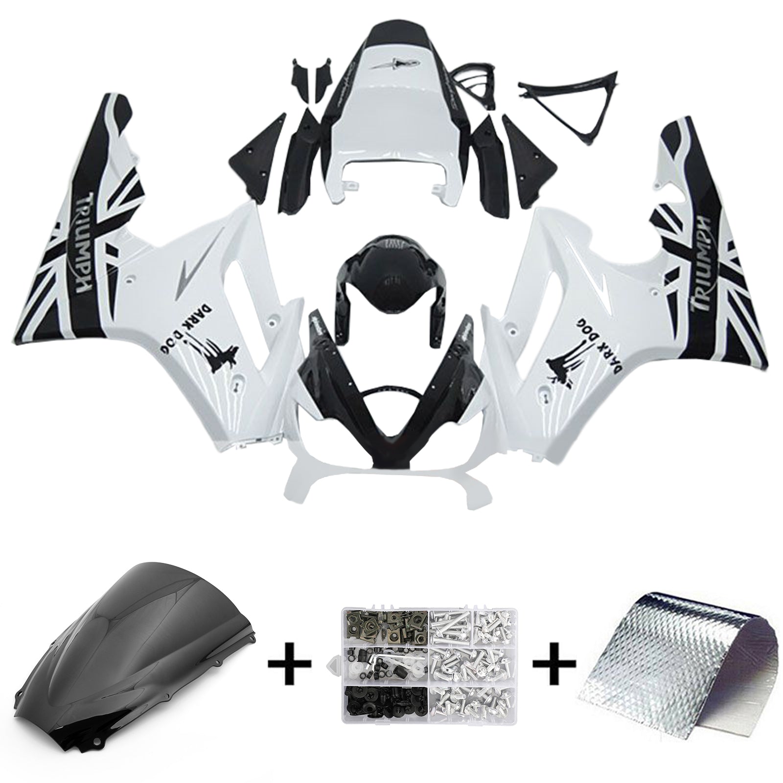 2006-2008 Triumph Daytona 675 Kit de carenado Carrocería Plástico ABS