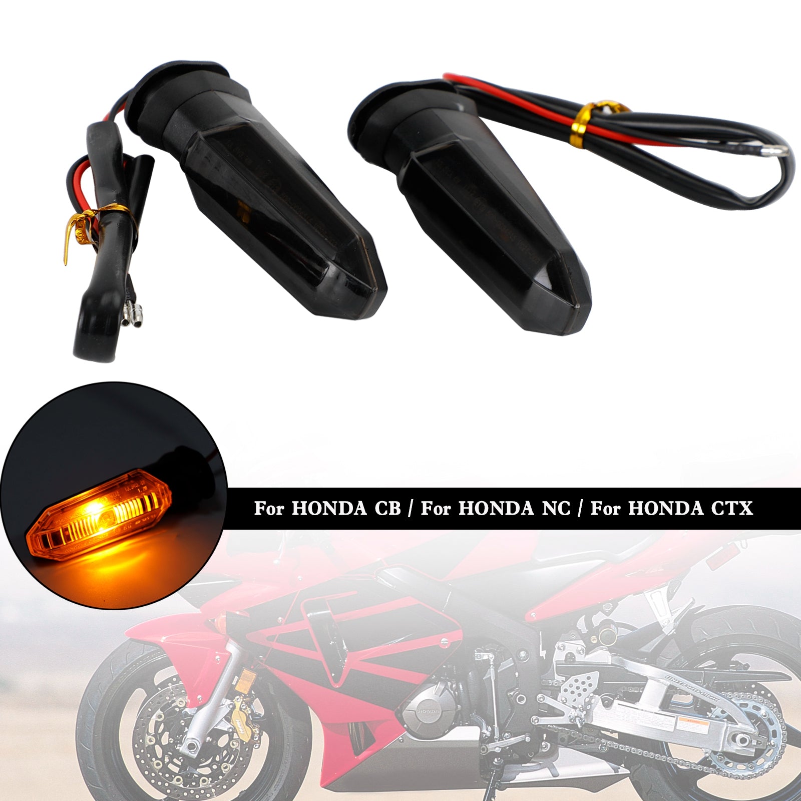 HONDA CRF250 CB500 CB650F CTX700 LED clignotants voyants