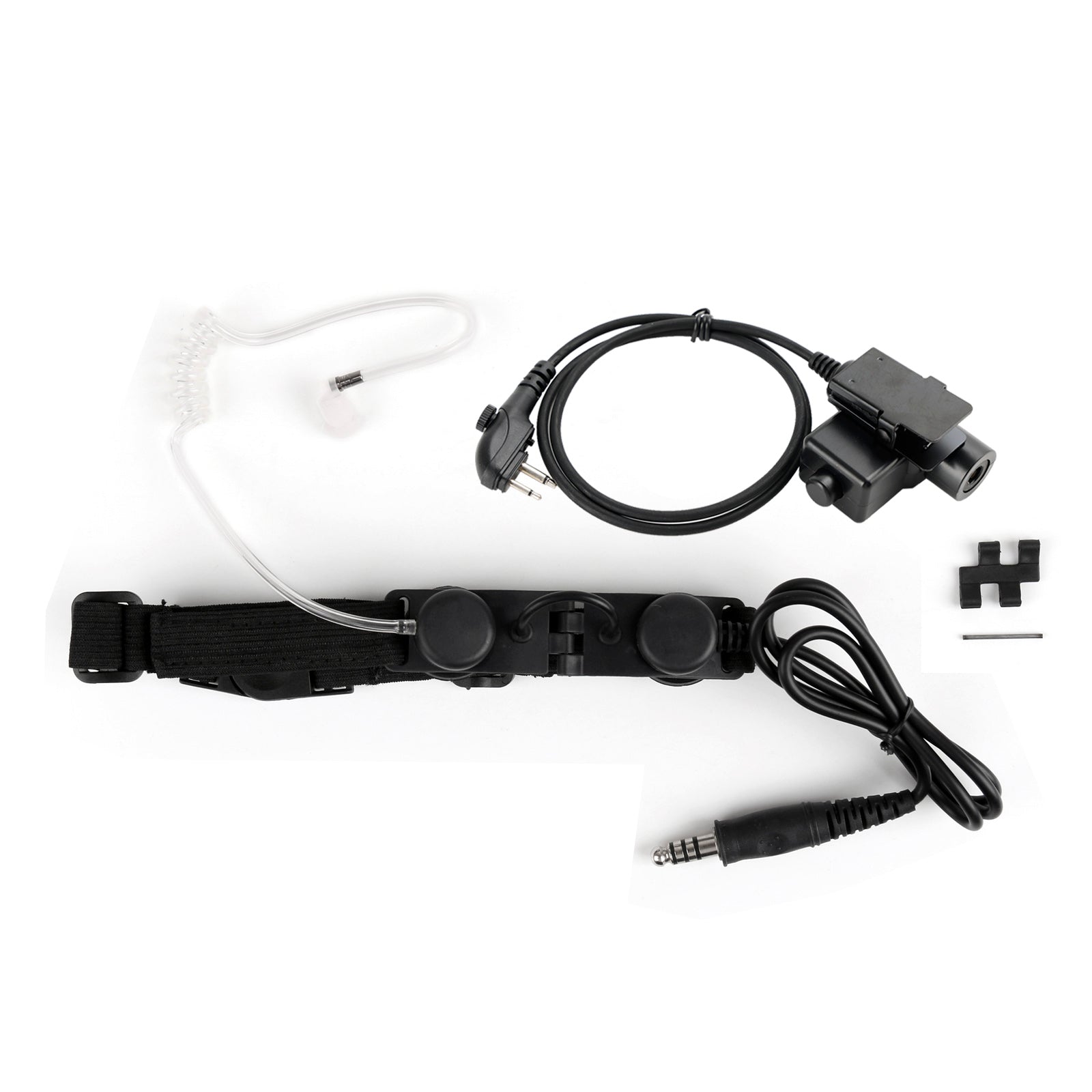 Z-Tactical Keelmicrofoon Verstelbare Headset Voor Hytera HYT TC-446S TC-500 TC-508