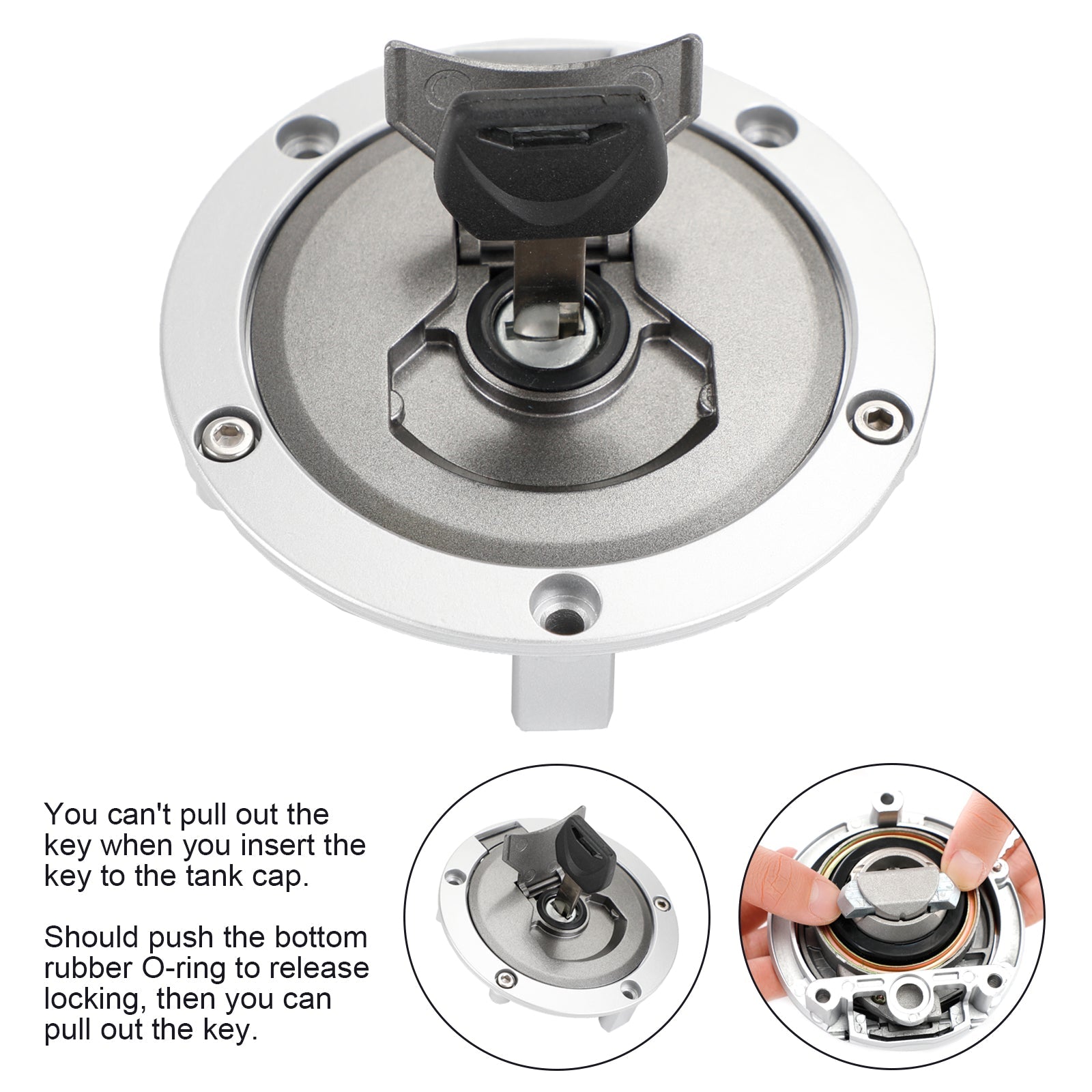 Ensemble de verrouillage interrupteur à clé pour Honda CRF 250 rallye 17-2020, verrouillage du siège d'allumage, bouchon de carburant générique