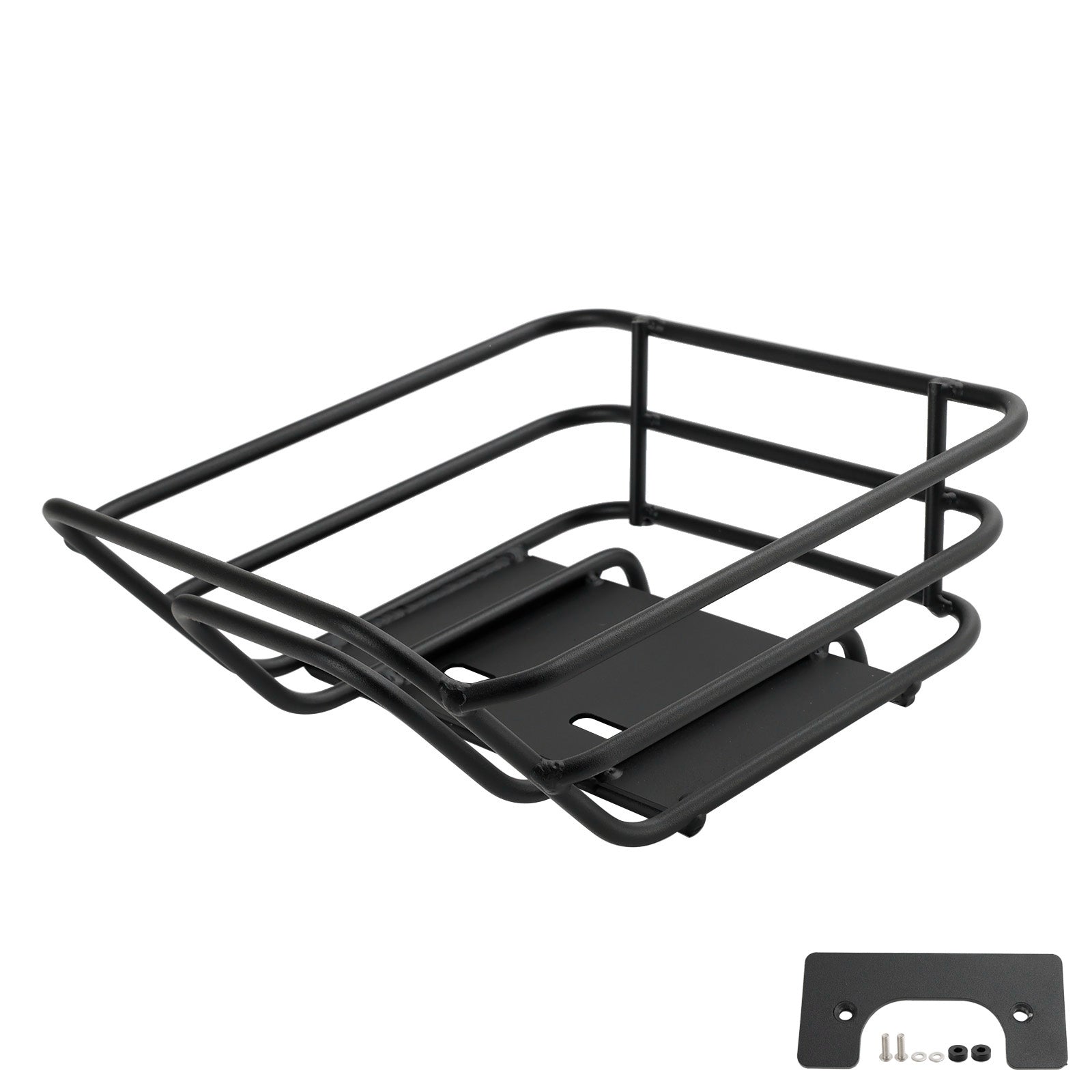 Honda CC110 Cross Cub 110 2023 2024 Black Front Rack Carrier Basket