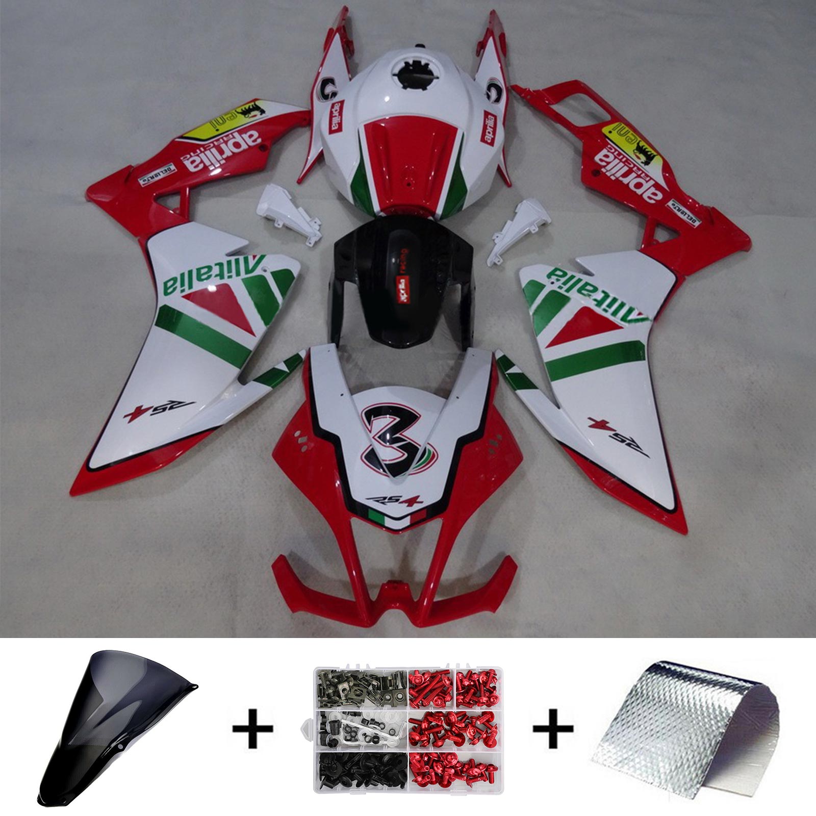 2012-2016 Aprilia RS4 125/50 Amotopart Injection Fairing Kit Bodywork #105