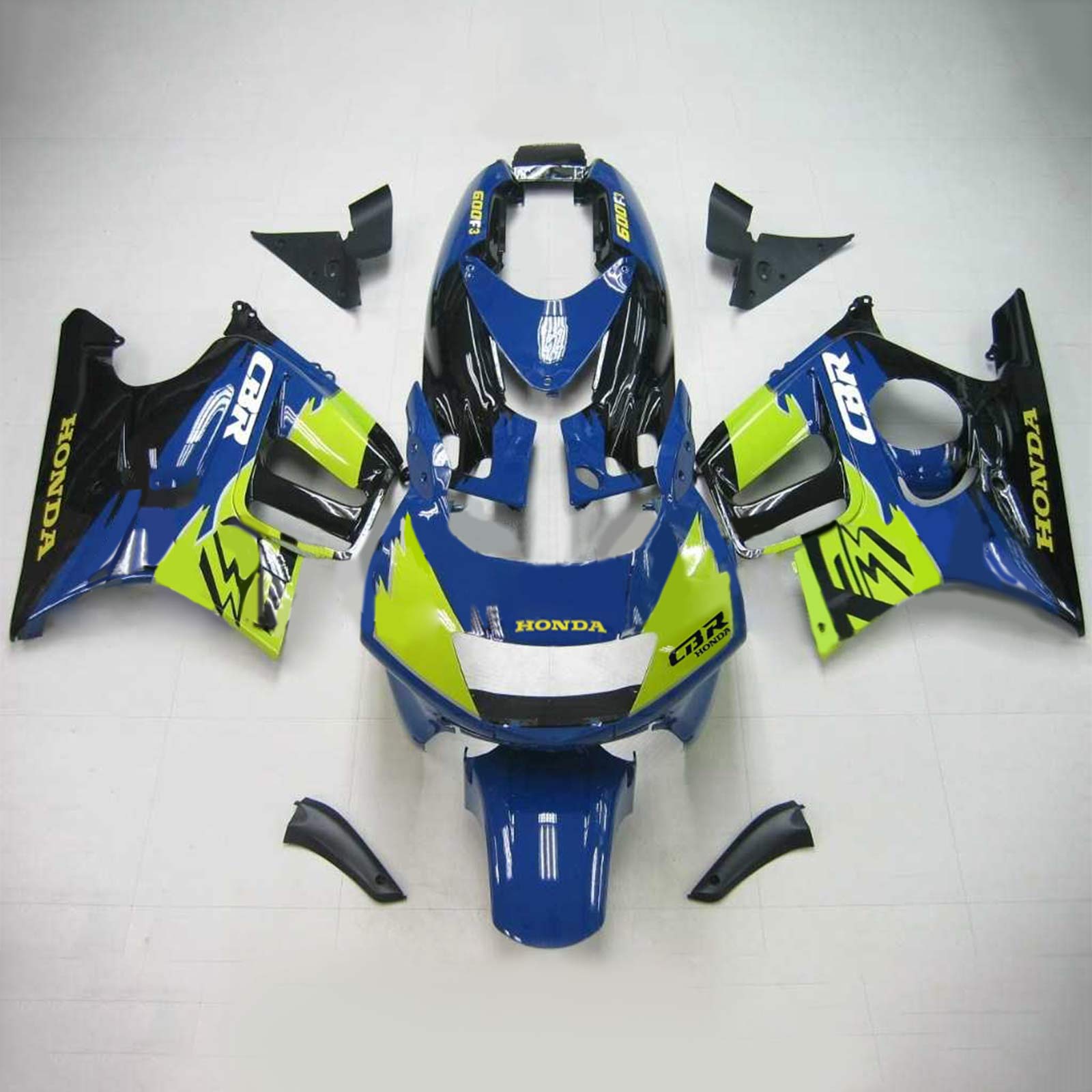 1995-1996 Honda CBR600 F3 Amotopart Injection Fairing Kit Bodywork Plastic ABS #102