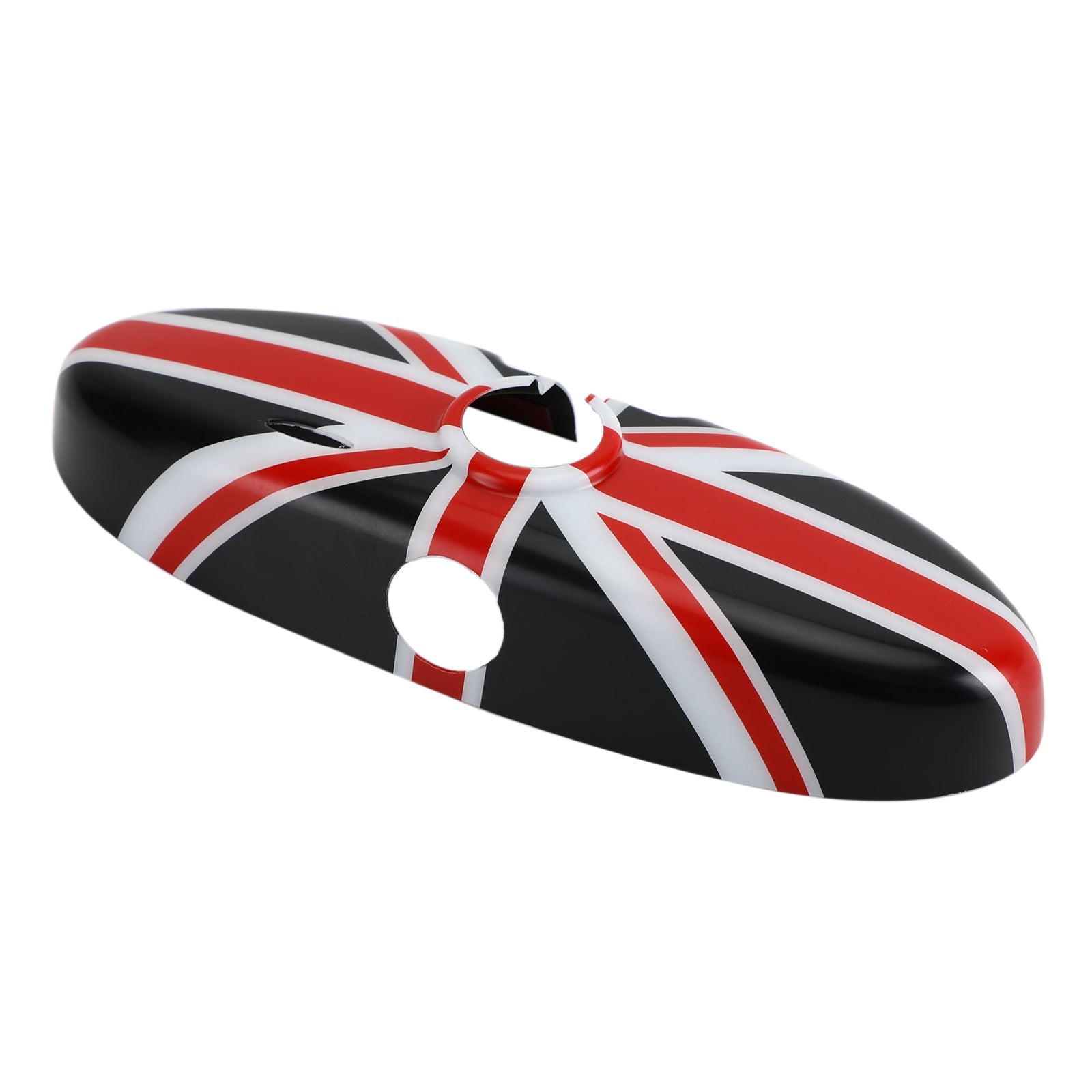 Couvercle de rétroviseur drapeau Union Jack UK, pour MINI Cooper R55 R56 R57, noir/rouge