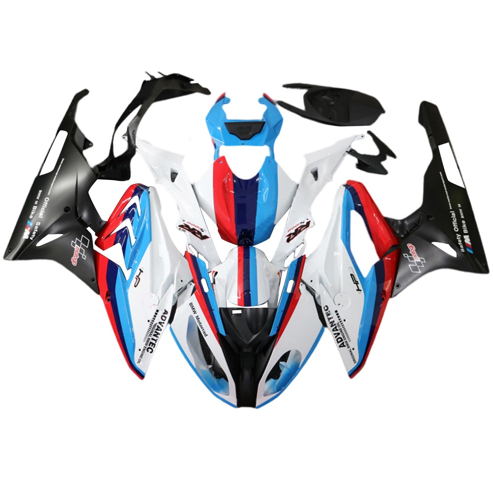 2015-2016 BMW S1000RR Kit Carénage Carrosserie Plastique ABS