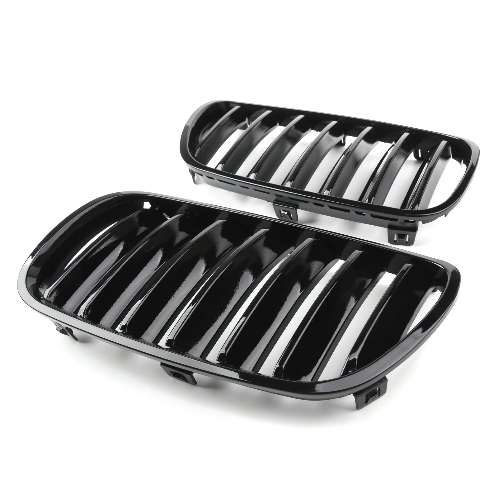 2007-2010 BMW E83 X3 SUV (Facelift) 25si 30si xDrive28i xDrive30i Pair Front Bumper Grille Generic