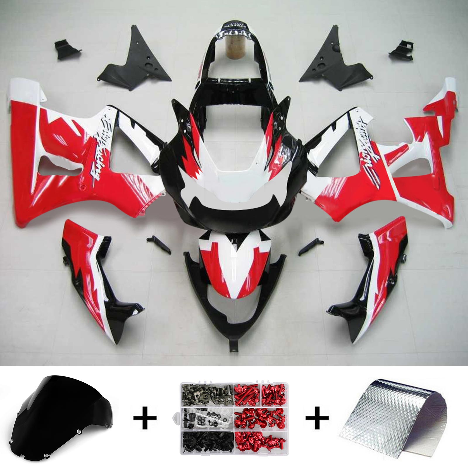 2000-2001 Honda CBR929RR Amotopart Injection Fairing Kit Bodywork Plastic ABS #123