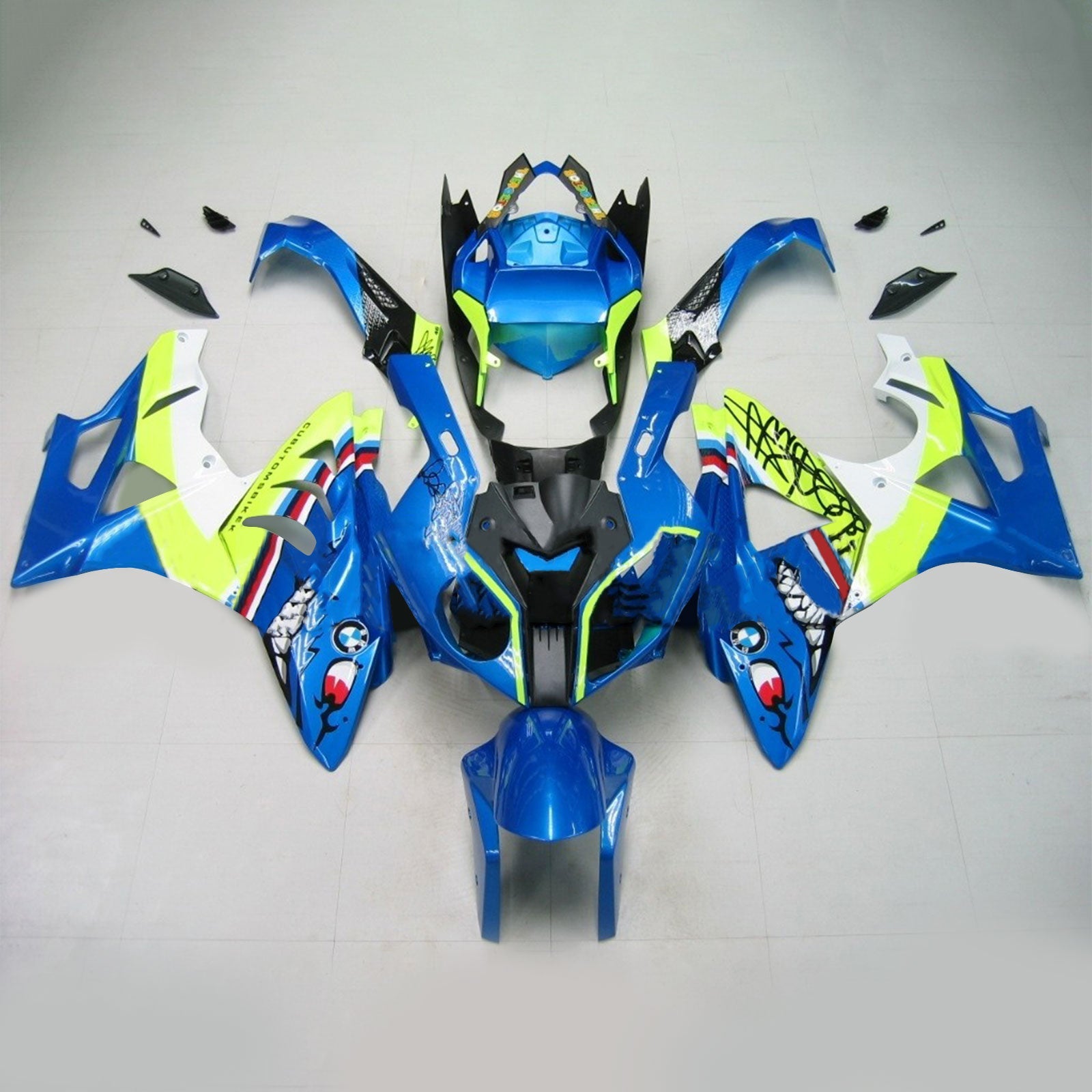 2009-2014 BMW S1000RR Fairing Kit Karosseri Plast ABS Generisk