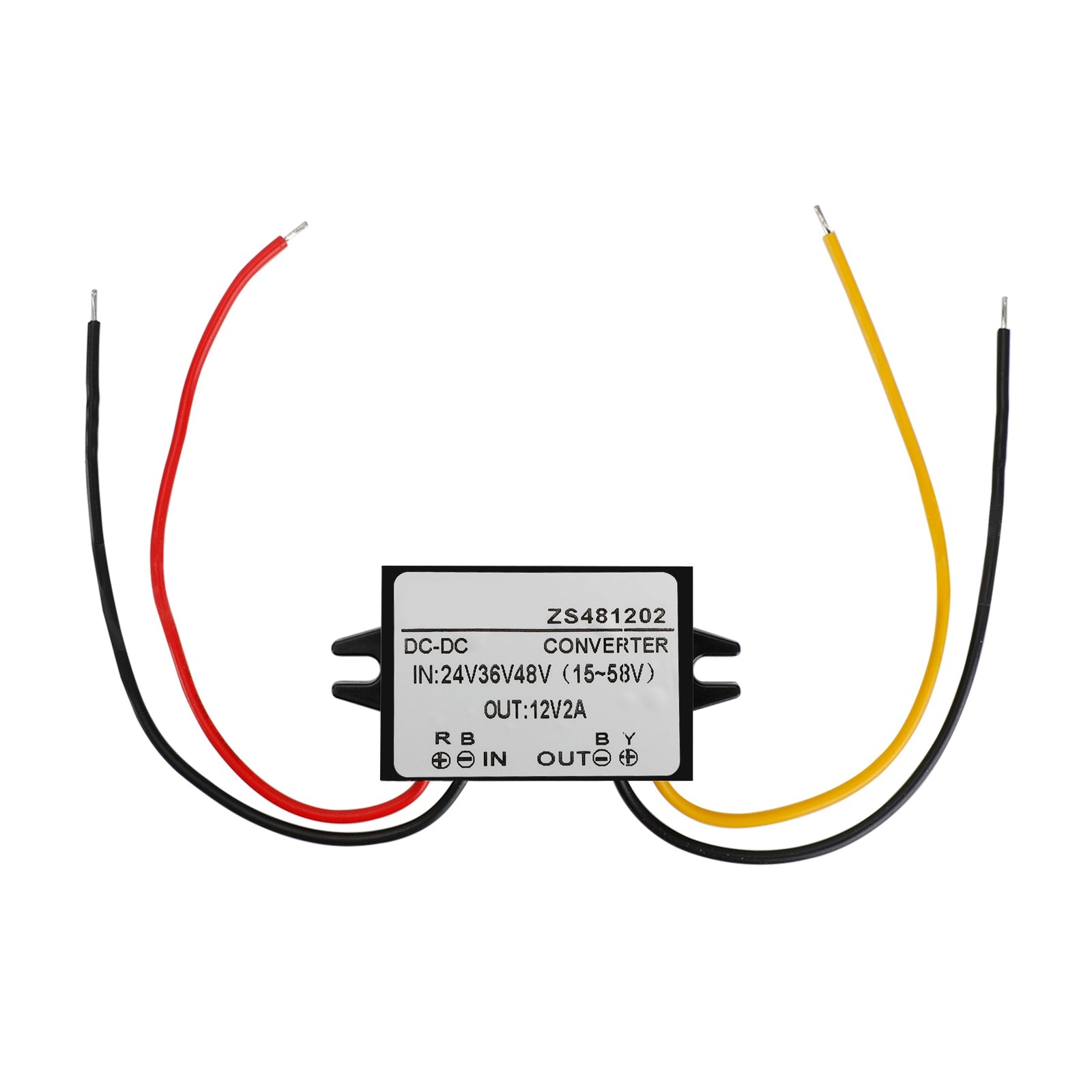 Waterproof DC-DC Converter 24V 36V 48V Step Down to 12V Power Supply Module