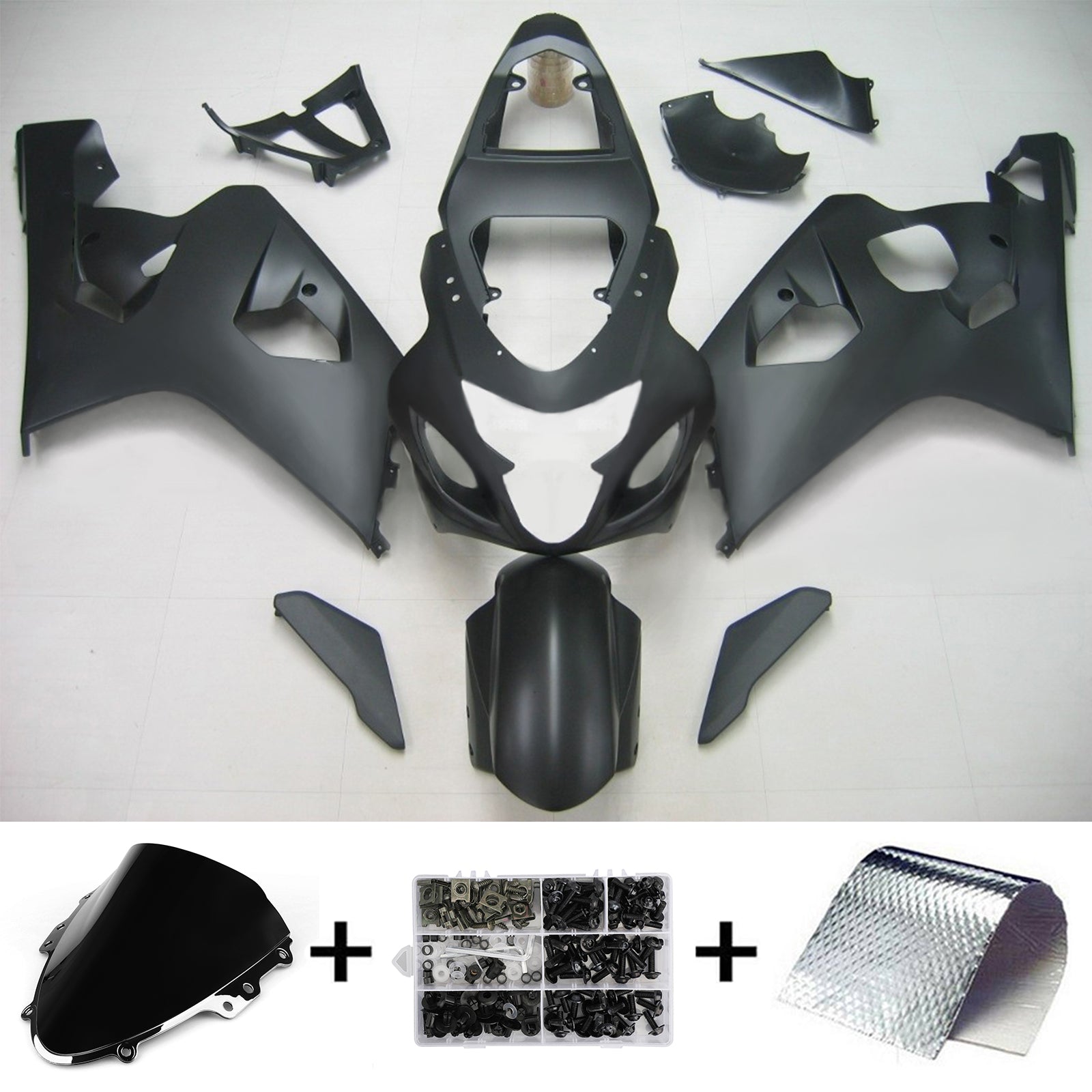 2004-2005 Suzuki GSXR 600/750 K4 Amotopart Injection Fairing Kit Bodywork Plastic ABS #123