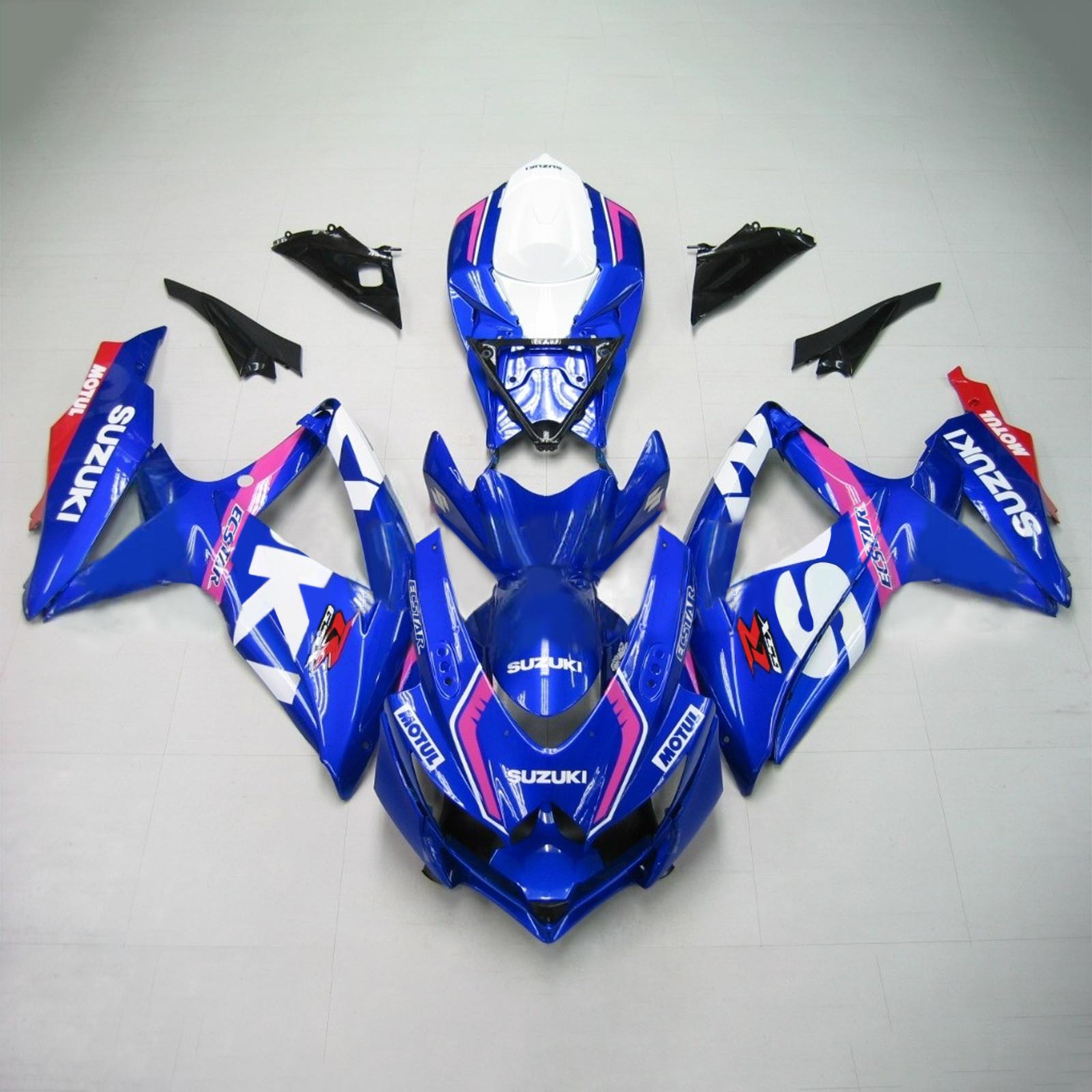 2008-2010 Suzuki GSXR 600/750 K8 Amotopart Injection Fairing Kit Bodywork Plastic ABS #150