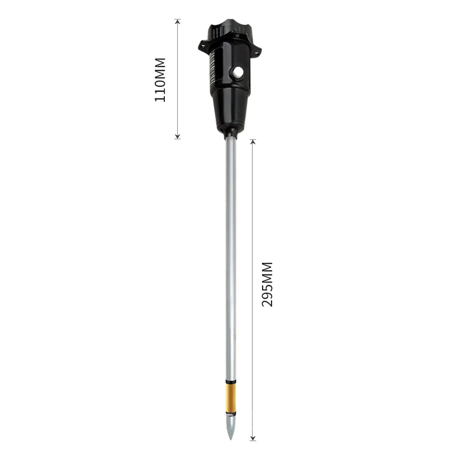 Testeur de PH de sol portatif et humidimètre avec sonde métallique de 295mm de Long