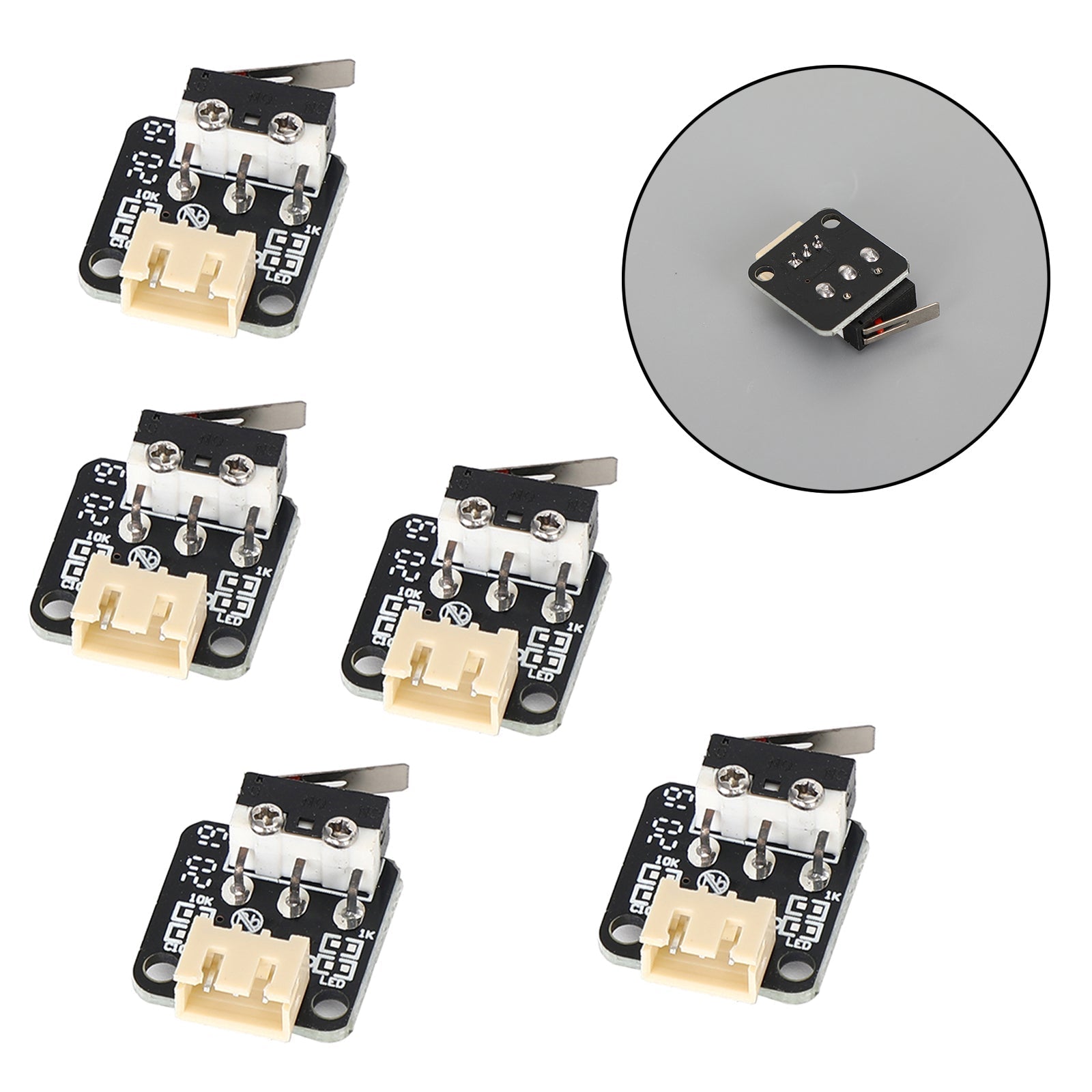 5pcs Creality 3D Printer Parts End Stop Limit Switch 3 Pin Fit for CR-10 Ender3