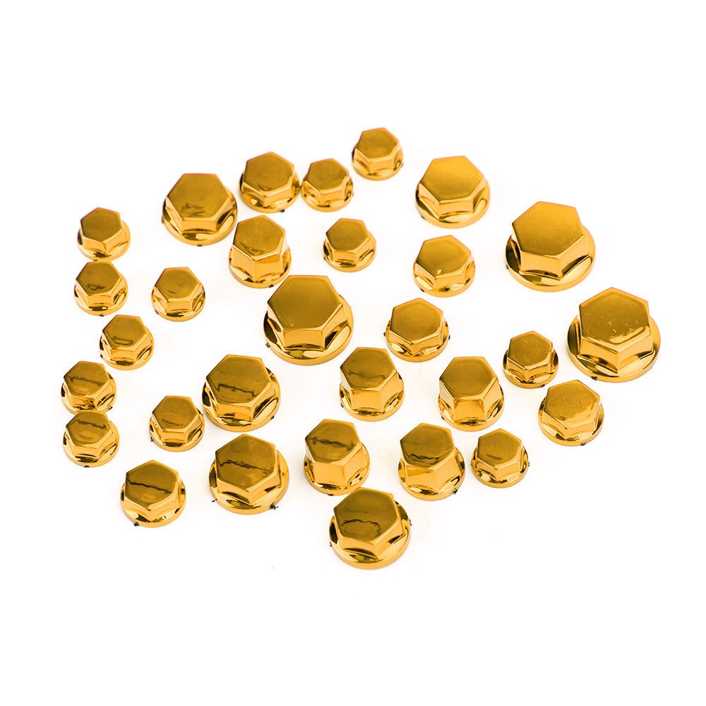 30 Screw Cap Cover Hexagon Socket For Yamaha Motorcycle Moped Scooter Gold