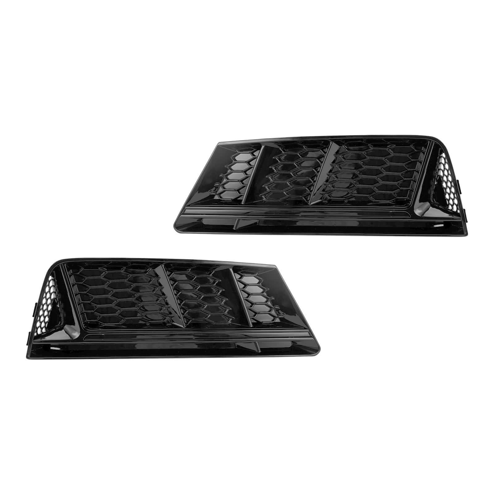 2016-2018 AUDI A4 B9 Grille de phare antibrouillard avant Grille de pare-chocs inférieure chromée