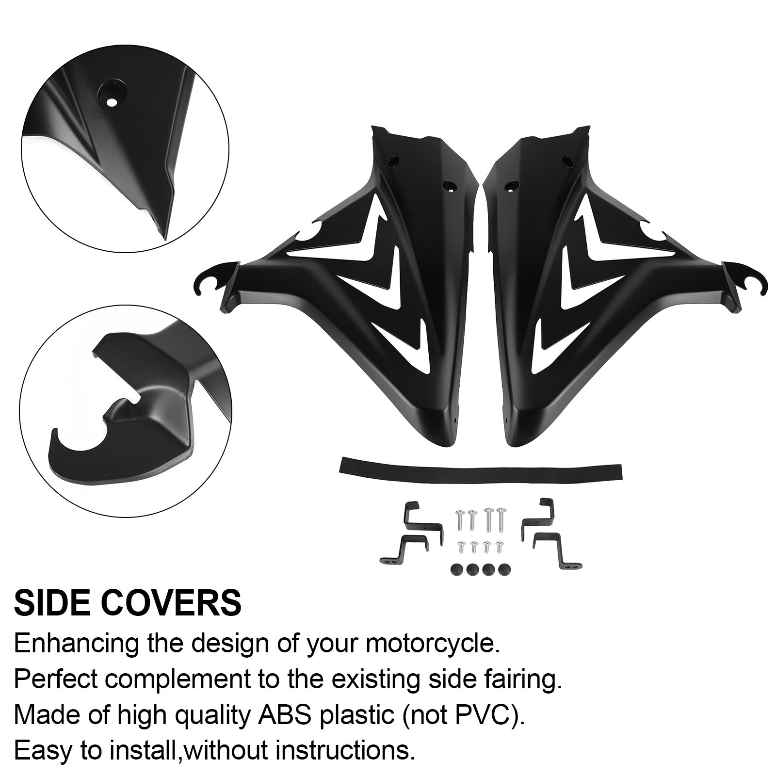 Side Frame Cover Panels Fairings Cowls For Honda CBR650R 2019 2020 2021 Generic