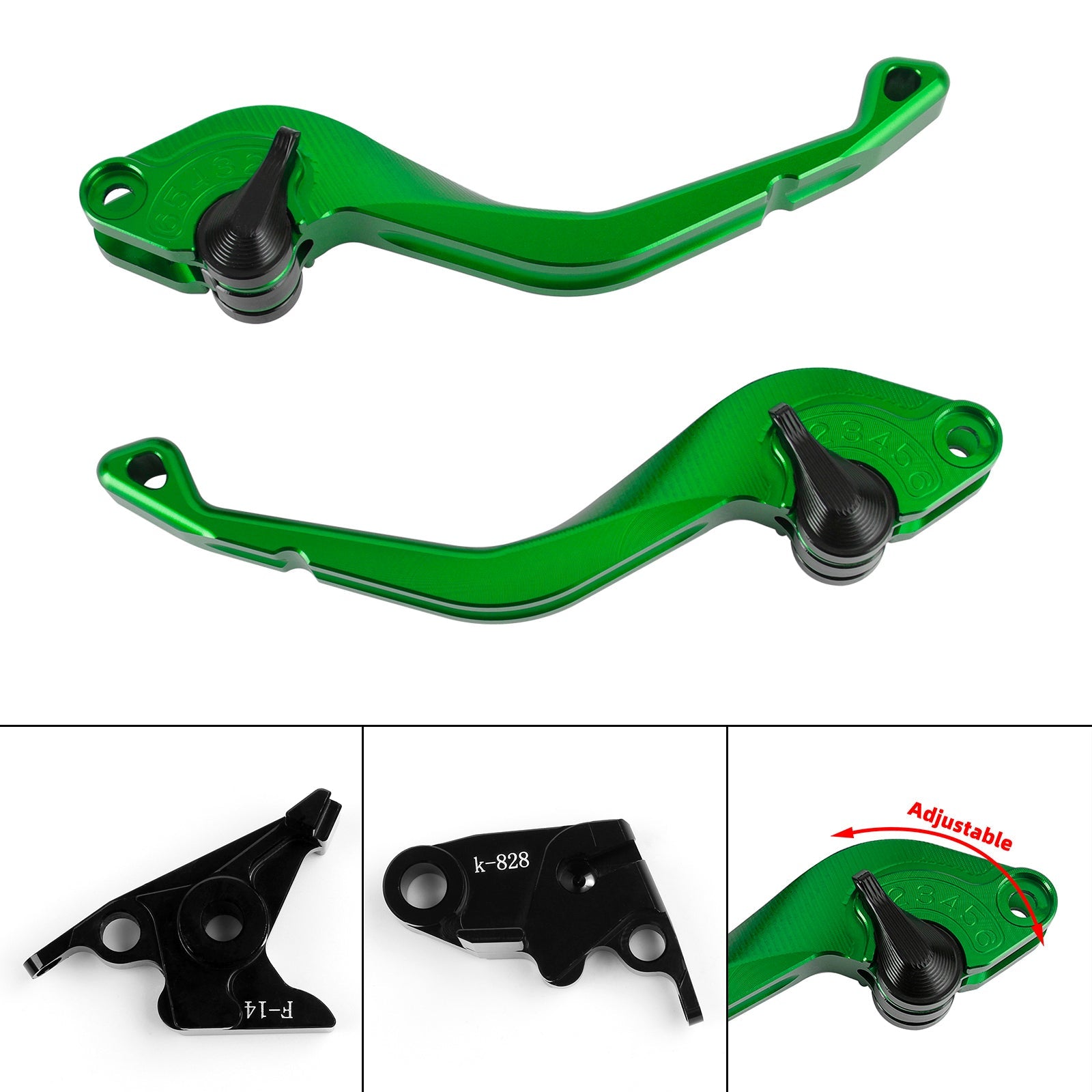 Kawasaki ZZR600 ZX6R ZX9R ZX10R Z1000 CNC Short Clutch Brake Lever