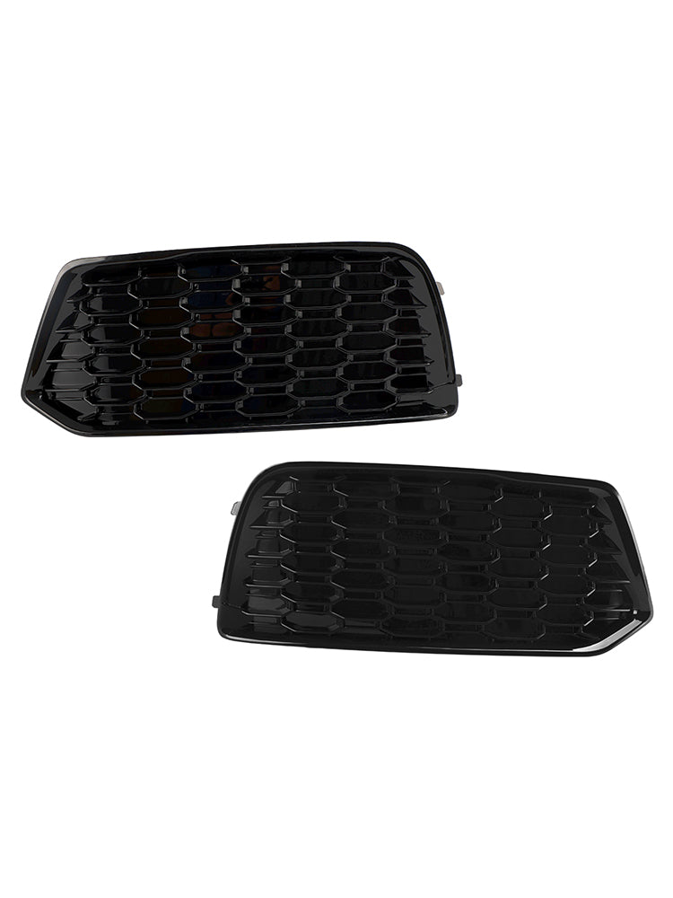 Audi Q5 2018-2022 Mesh 2PCS Front Bumper Cover Grille Grill Bezel Insert