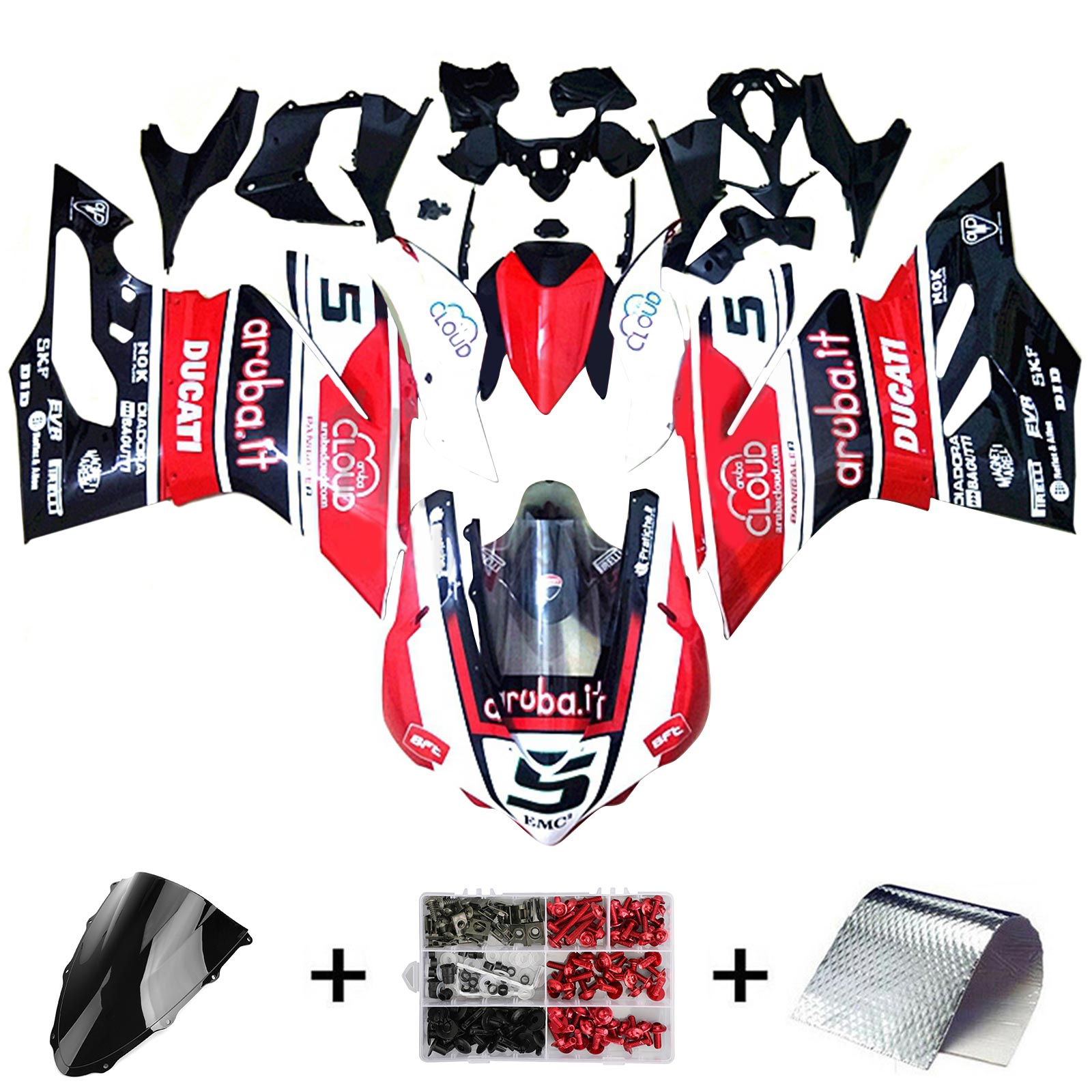 2015-2020 Ducati 1299 959 Kit de carenado Carrocería Plástico ABS