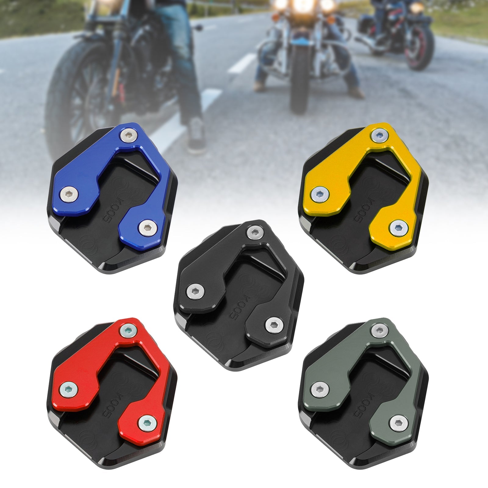 Kickstand Enlarge Plate Pad fit for Yamaha MT-09 MT 09 2021-2022