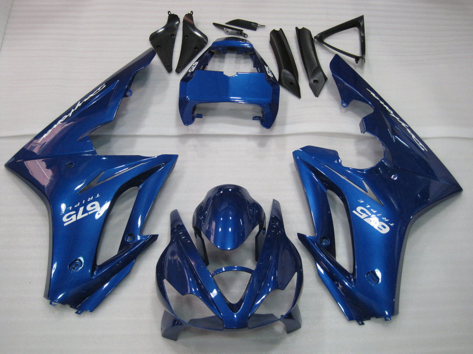 2006-2008 Triumph Daytona 675 Blue Bodywork Fairing ABS Injection Molding 4# Generic