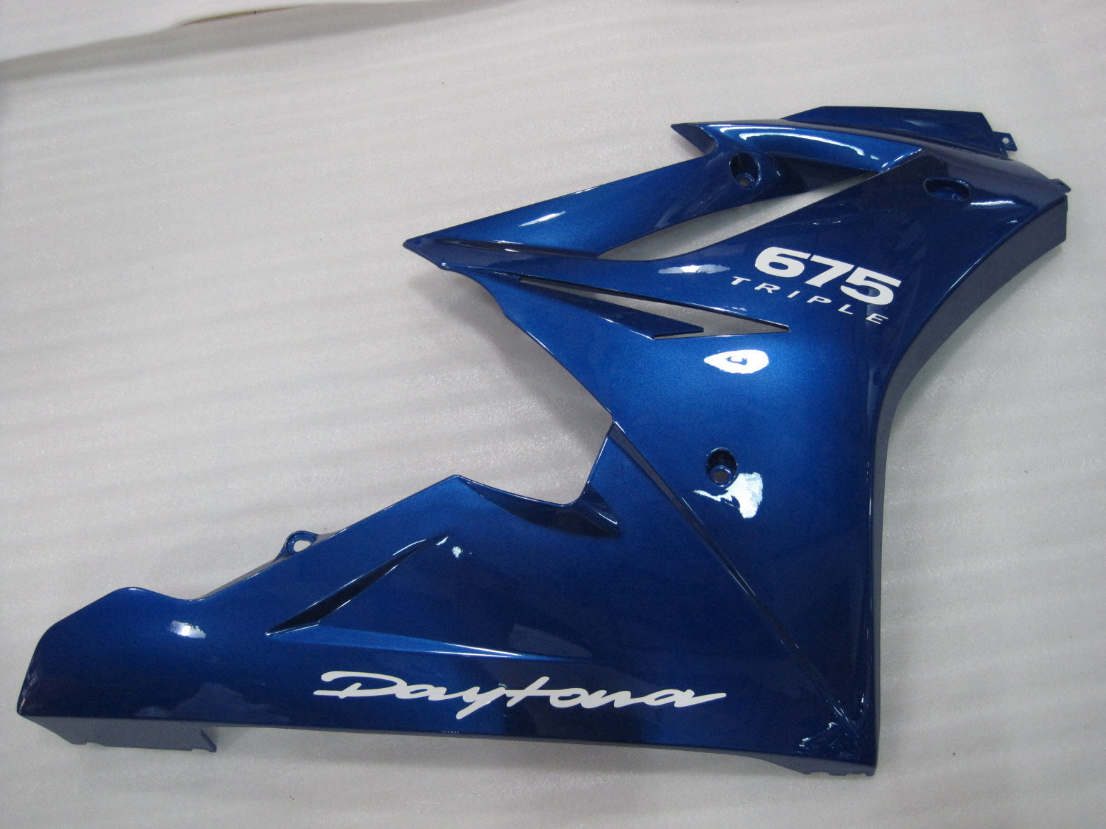 2006-2008 Triumph Daytona 675 Blue Bodywork Fairing ABS Sprøytestøping 4# Generisk