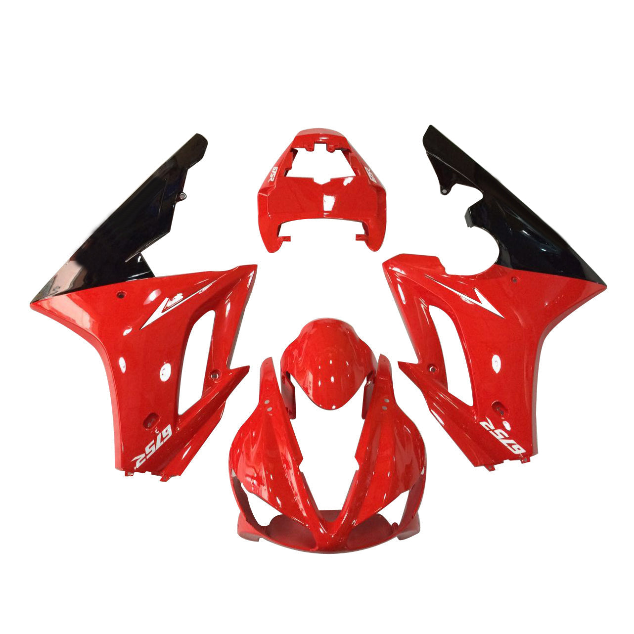 2006-2008 Triumph Daytona 675 Red Bodywork Fairing ABS Injection Molding 8# Generic