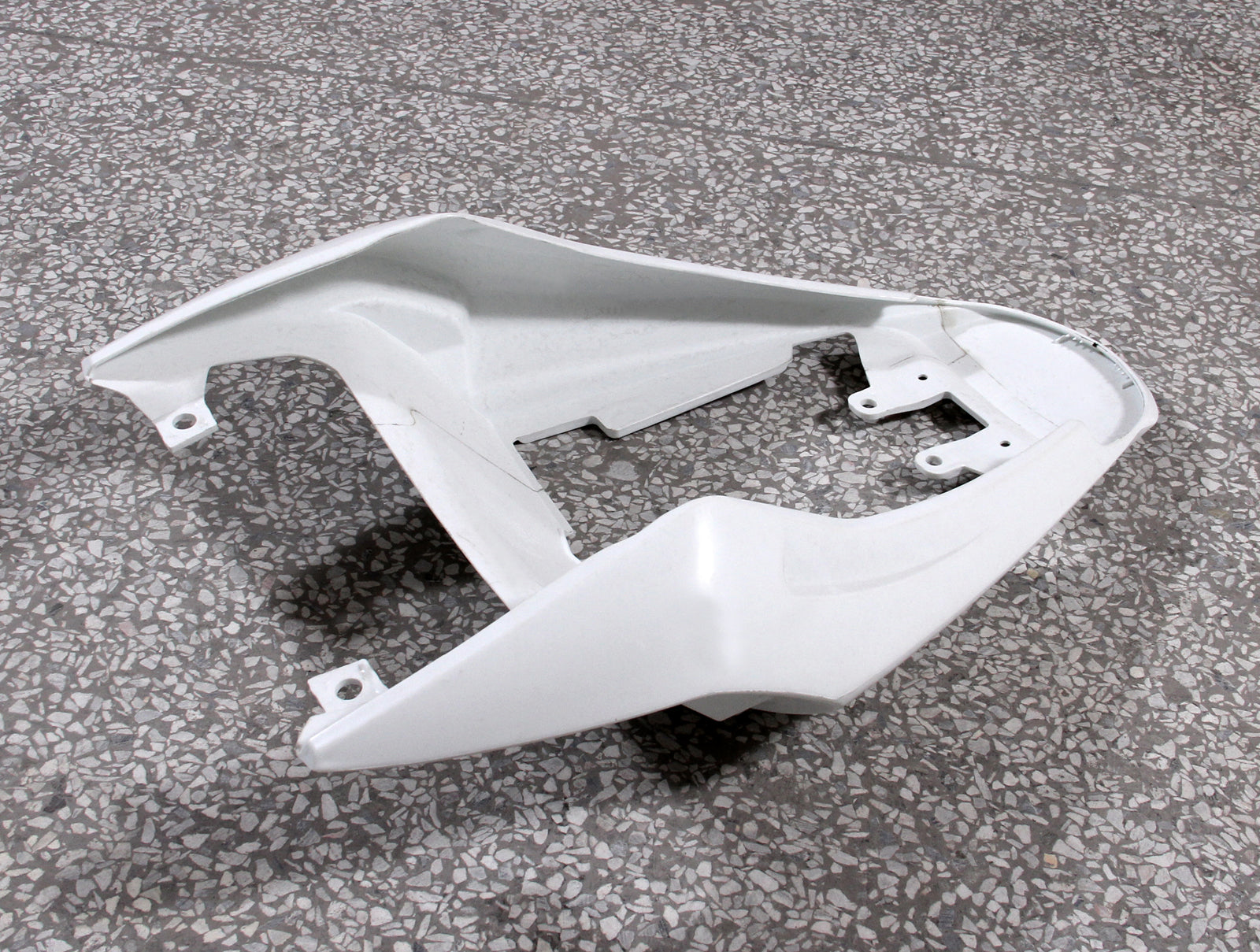 2006-2008 Triumph Daytona 675 White Blue Bodywork Fairing ABS Sprøytestøping 2# Generisk