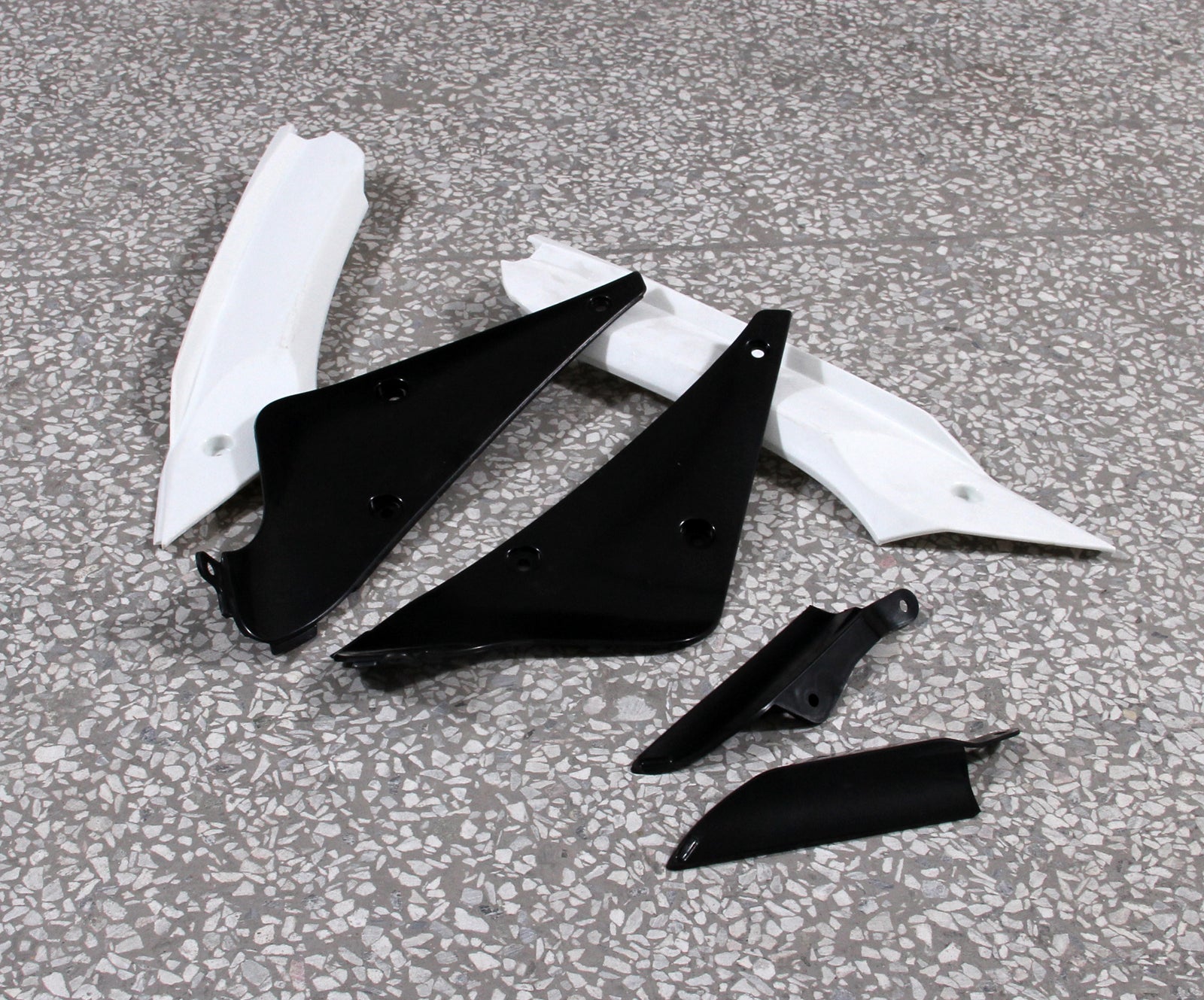 2006-2008 Triumph Daytona 675 White Blue Bodywork Fairing ABS Injection Molding 2# Generic