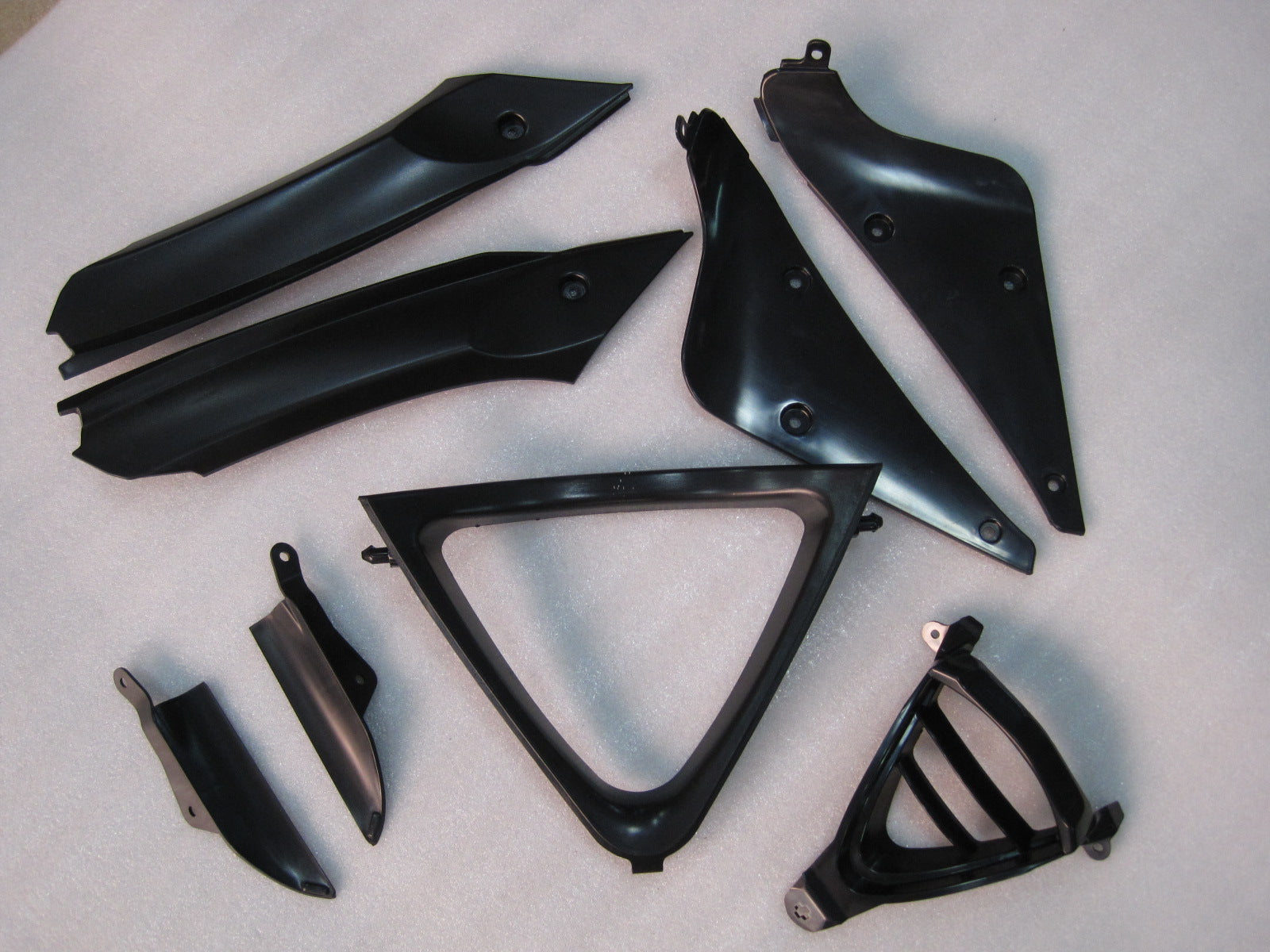 2009-2012 Triumph Daytona 675 Hvit Blå Karosseri Fairing ABS Sprøytestøping Generisk