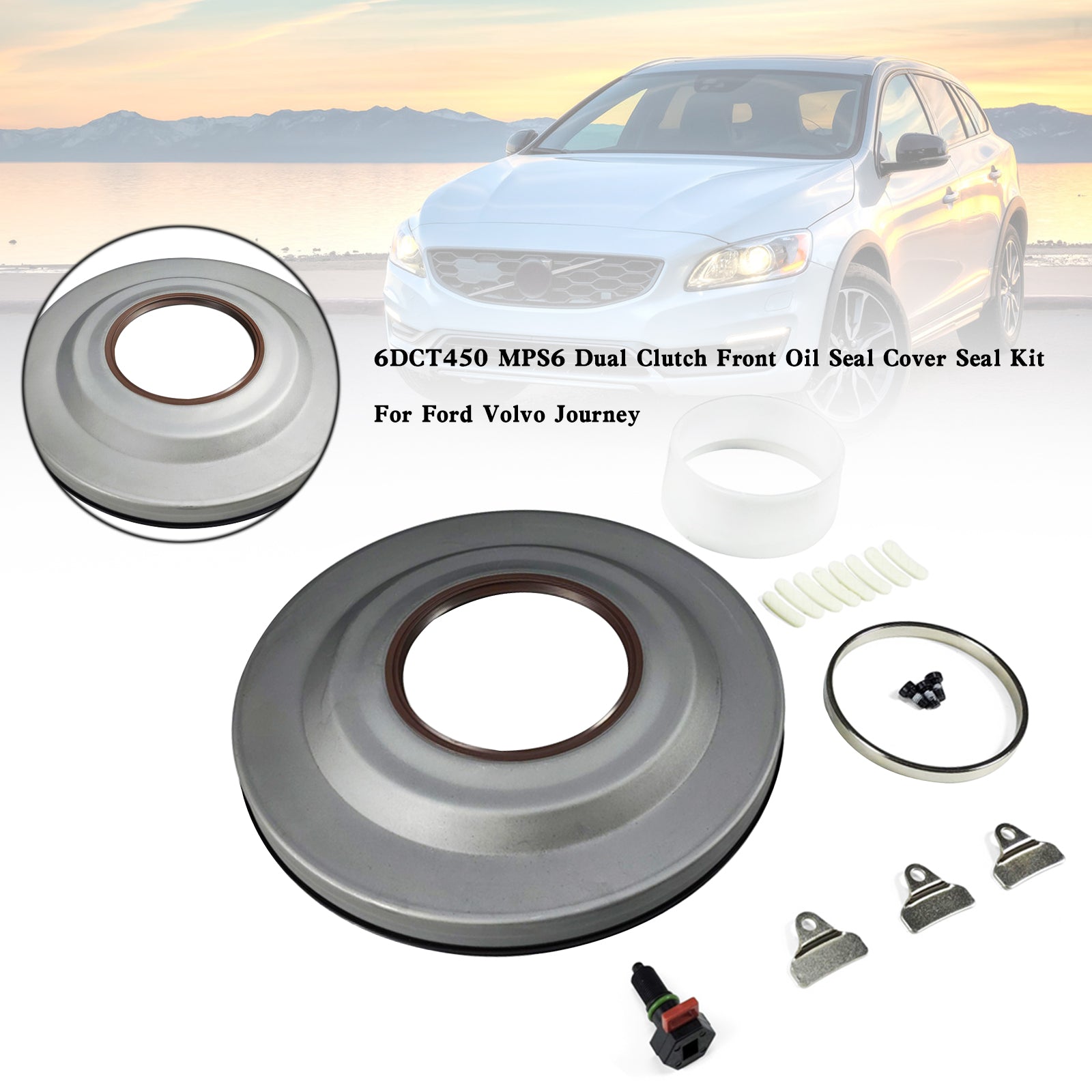 2007-2011 Chrysler 200 Dodge Avenger 2.0L 6DCT450 MPS6 Kit de joint de couvercle de joint d'huile avant à double embrayage