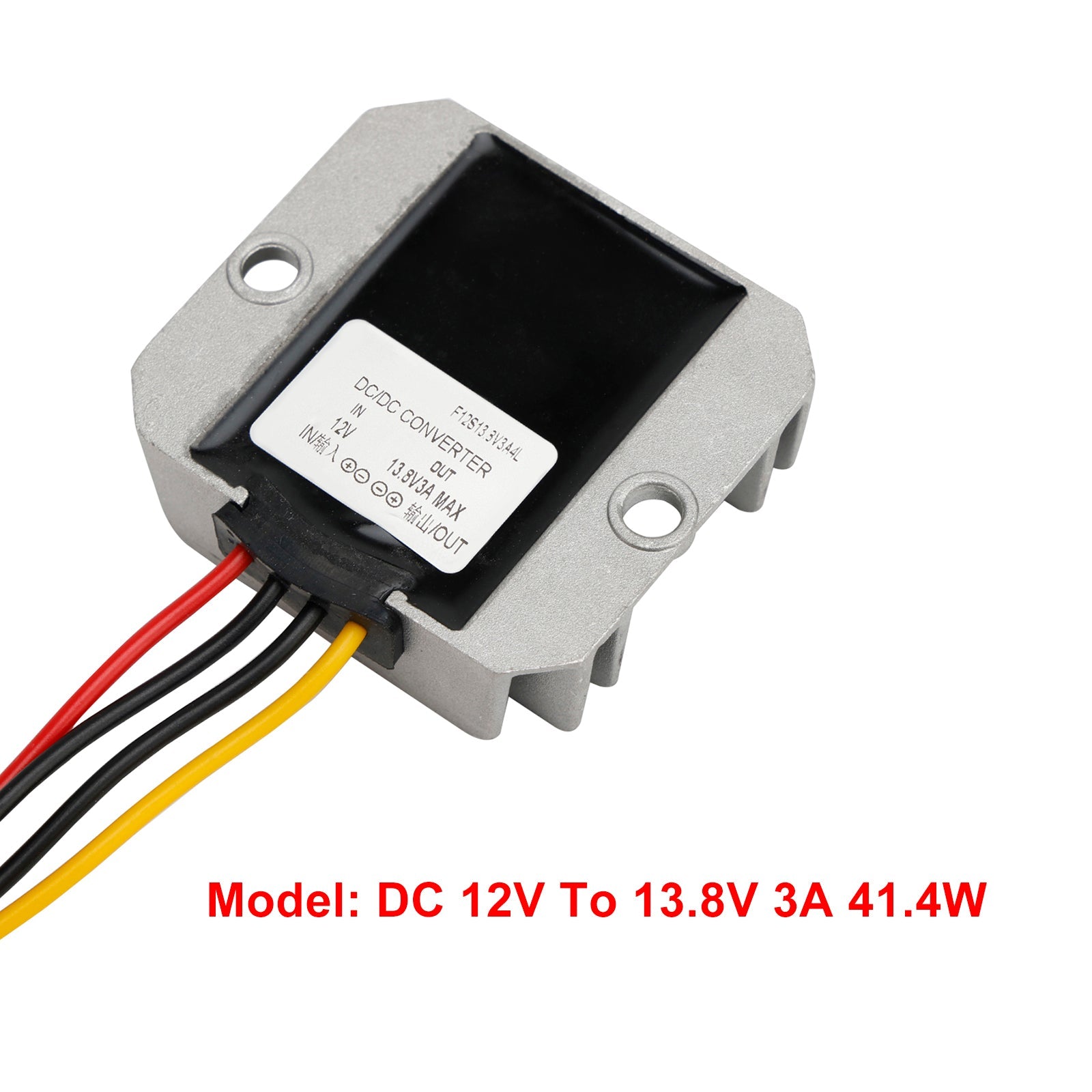 DC-DC 12V-13.8V 3A 41.4W régulateur de convertisseur d'alimentation élévateur étanche