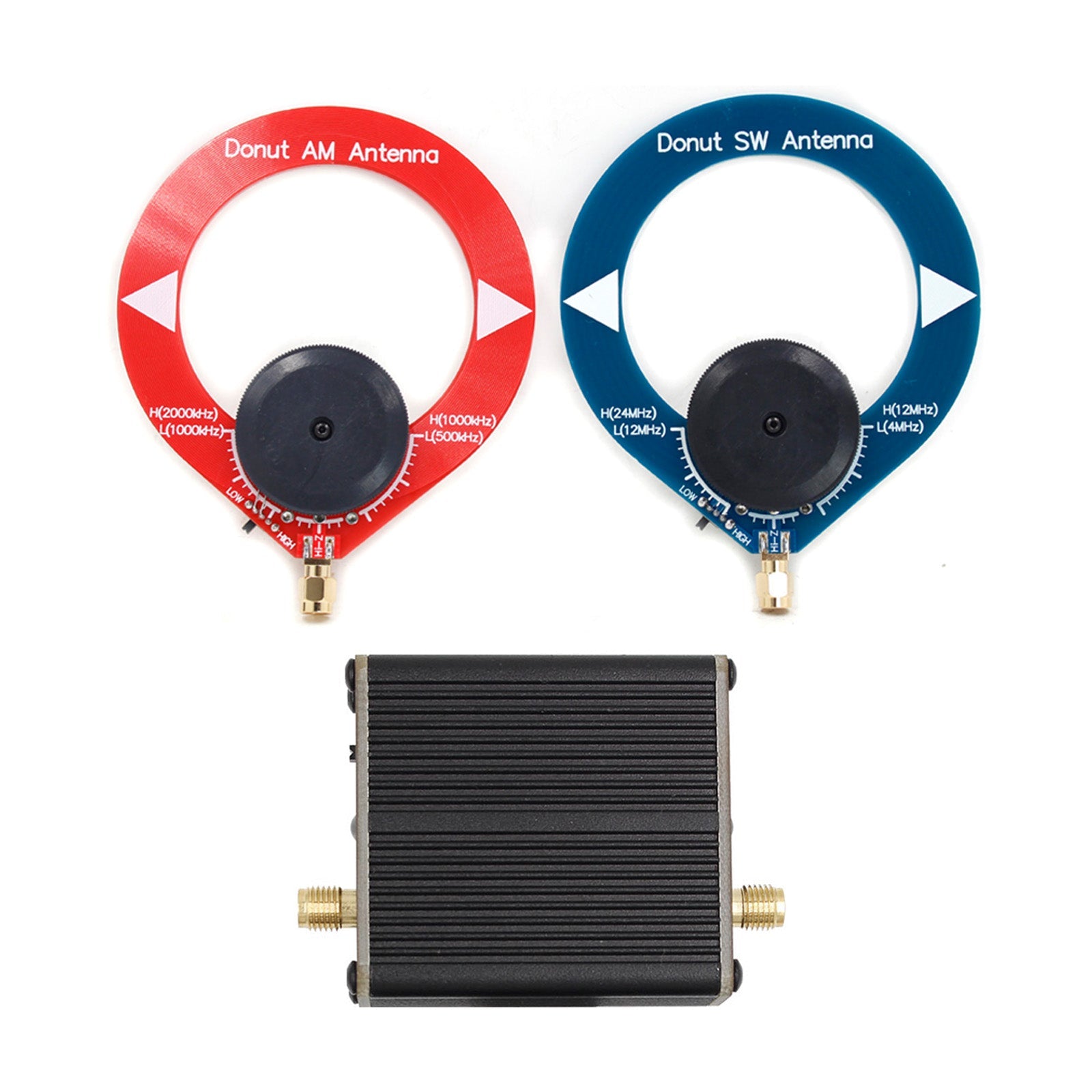 Amplificateur haute impédance pour talkie-walkie SDR Donut AM MW/SW, antenne HackRF One