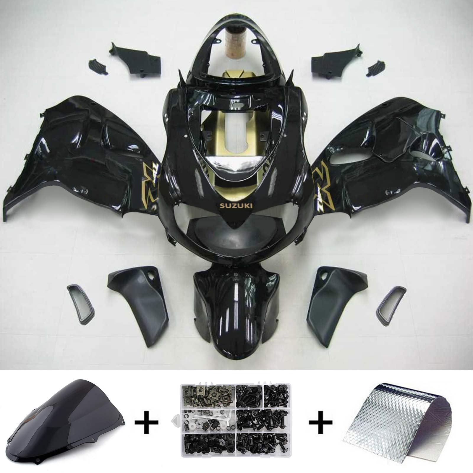 1998-2003 Suzuki TL1000R Kit de carénage d'injection Amotopart Carrosserie Plastique ABS #110