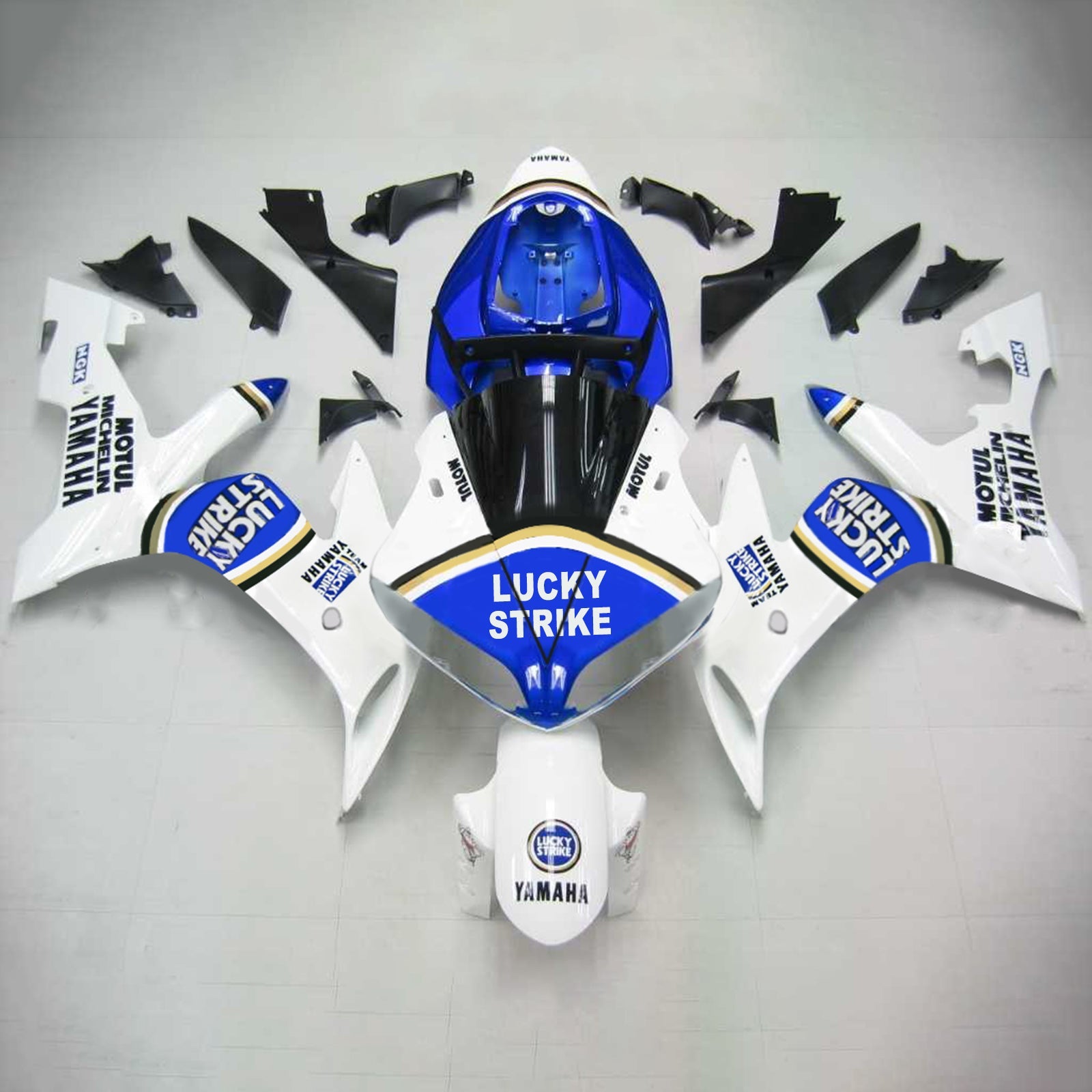 2004-2006 Yamaha YZF 1000 R1 Amotopart Injection Fairing Kit Bodywork Plastic ABS #108