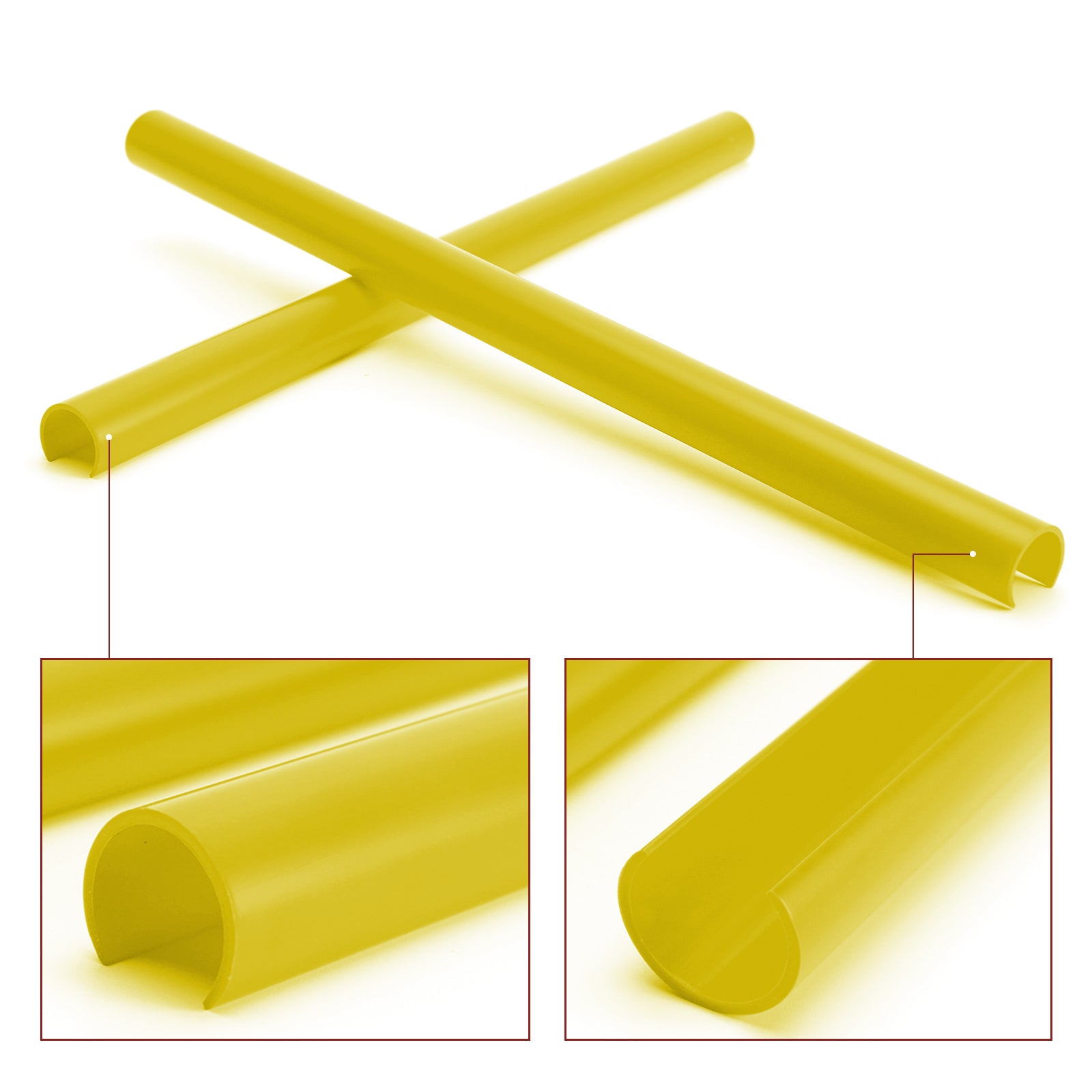 Barre de Support de couleur # E, enveloppe de renfort en V pour BMW E60 jaune