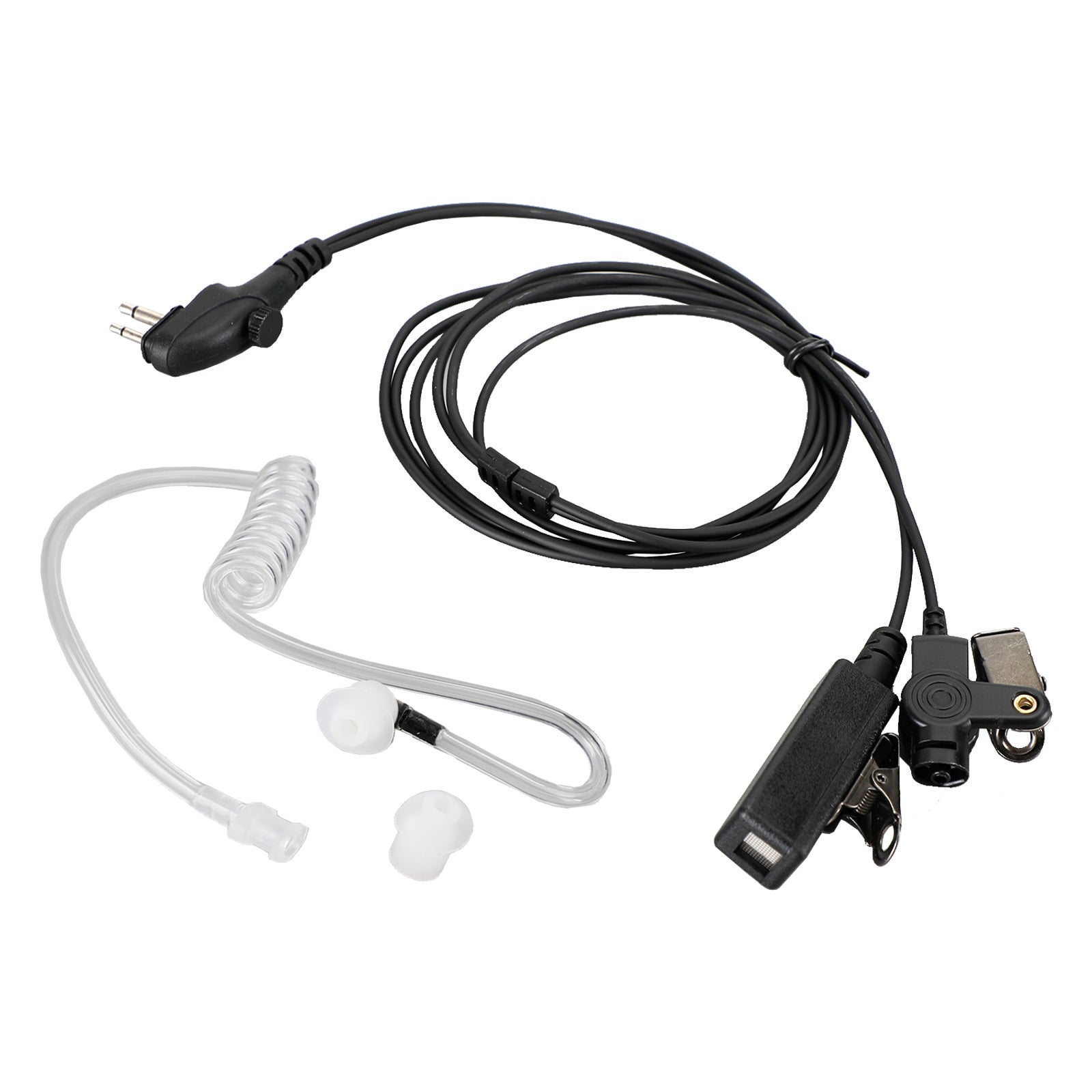 Auriculares acústicos con tubo de aire PTT aptos para HYT TC-518 TC-580 TC-600 TC-610 TC-618