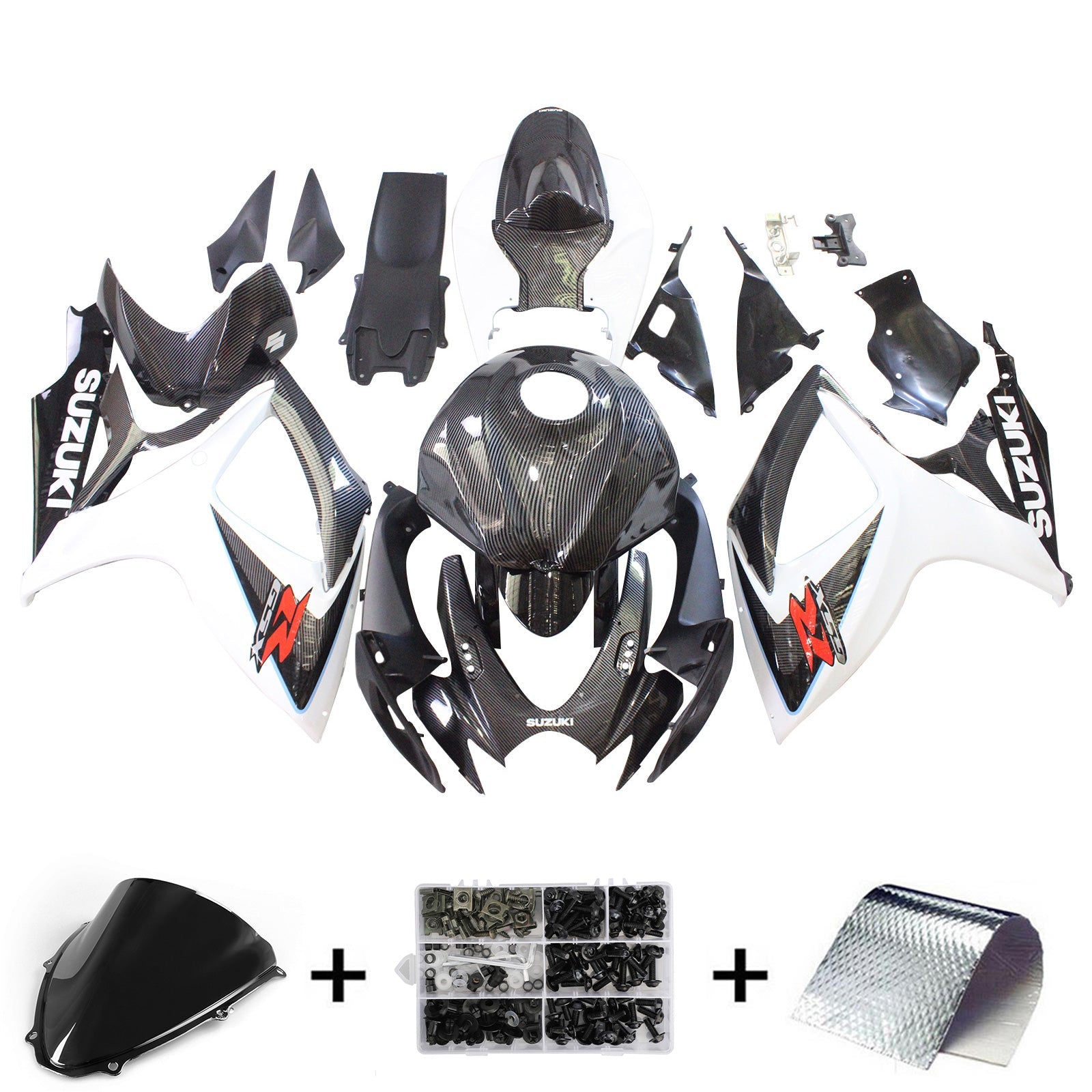 2006-2007 Suzuki GSXR 600/750 K6 Kit de carenado Carrocería Plástico ABS