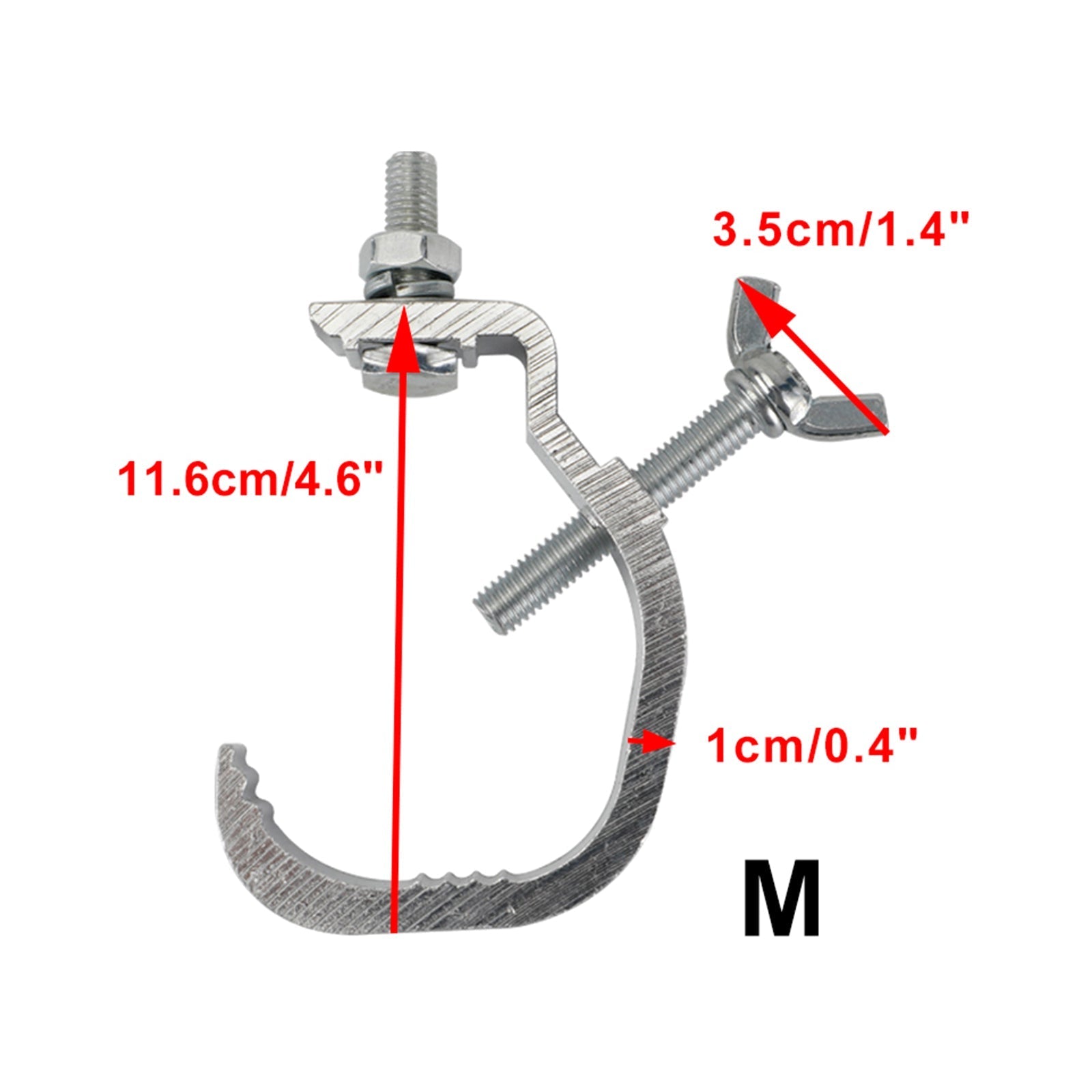 Crochet de suspension pour lumière de scène, pince en treillis pour barre de Tube de 30 à 55mm de diamètre extérieur, 1/5/10 pièces