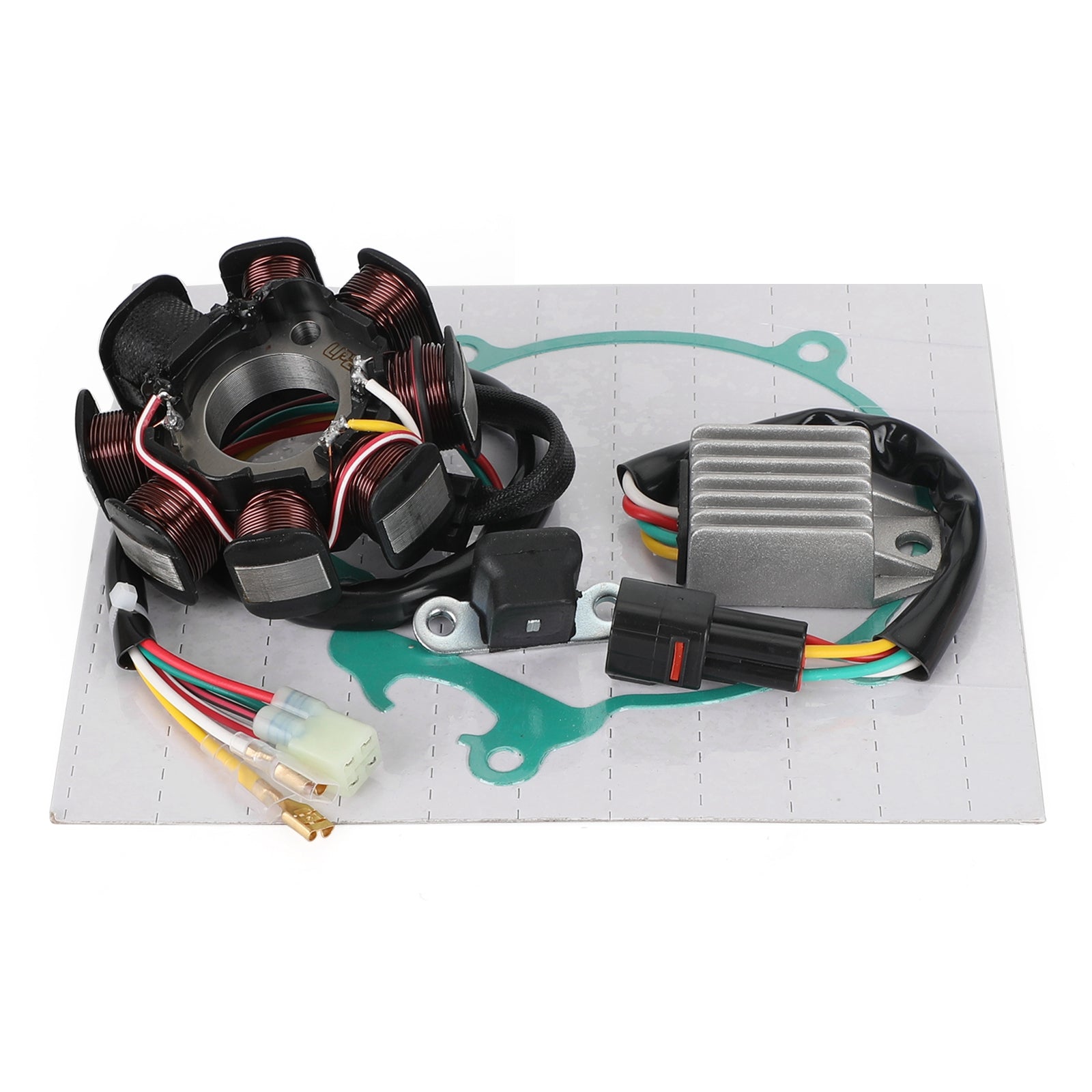 Magneto Stator+ Spanningsgelijkrichter+ Pakking Voor Husqvarna TE 250 300 EXC XC XC-W Generiek