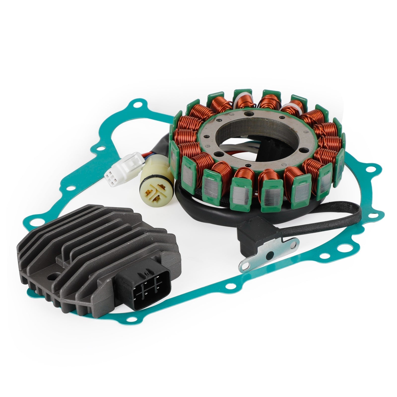 Generator Stator Regulator Gelijkrichter Pakkingset Voor Yamaha Rhino 450 2006-2009 Fedex Express Generiek