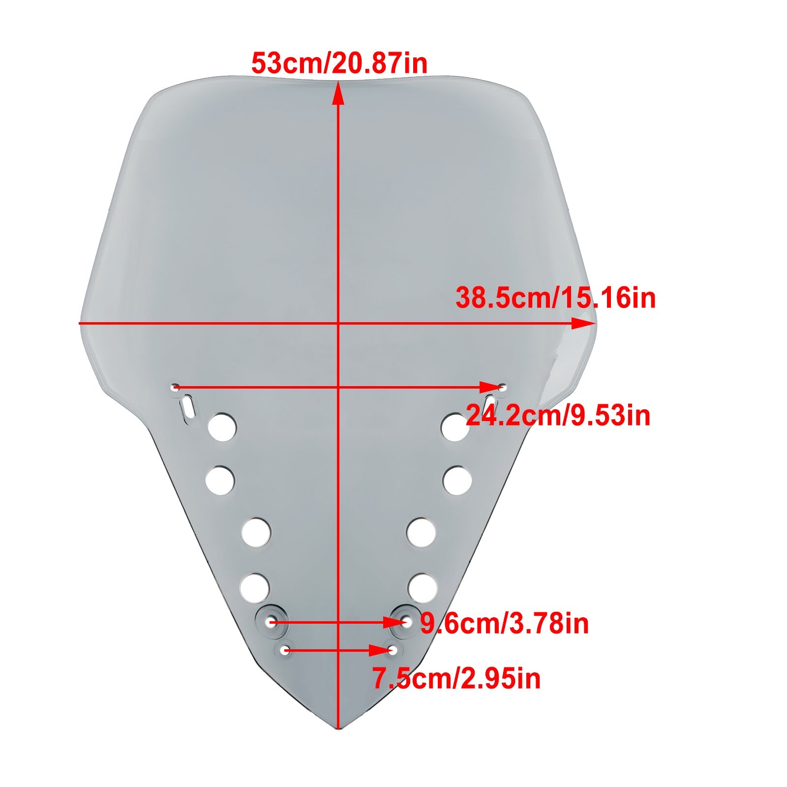 Pare-brise de moto d'ABS de YAMAHA X-MAX 300 2023